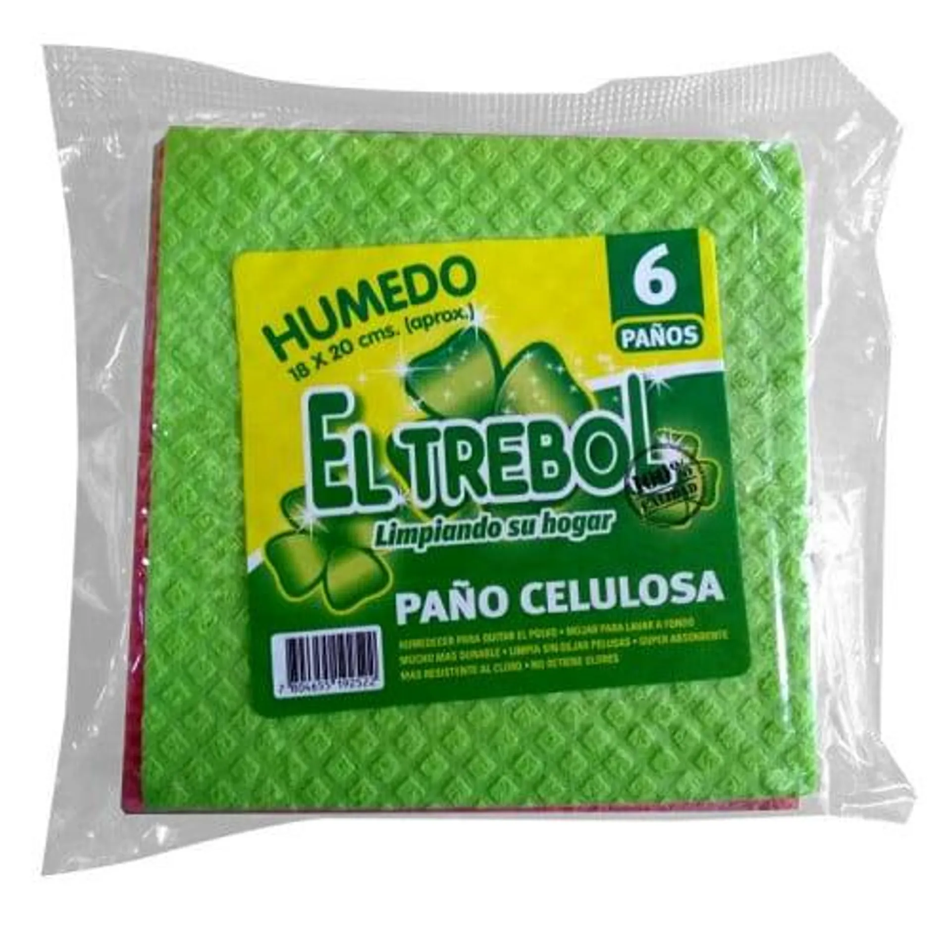 Paño Celulosa El Trebol 6 und