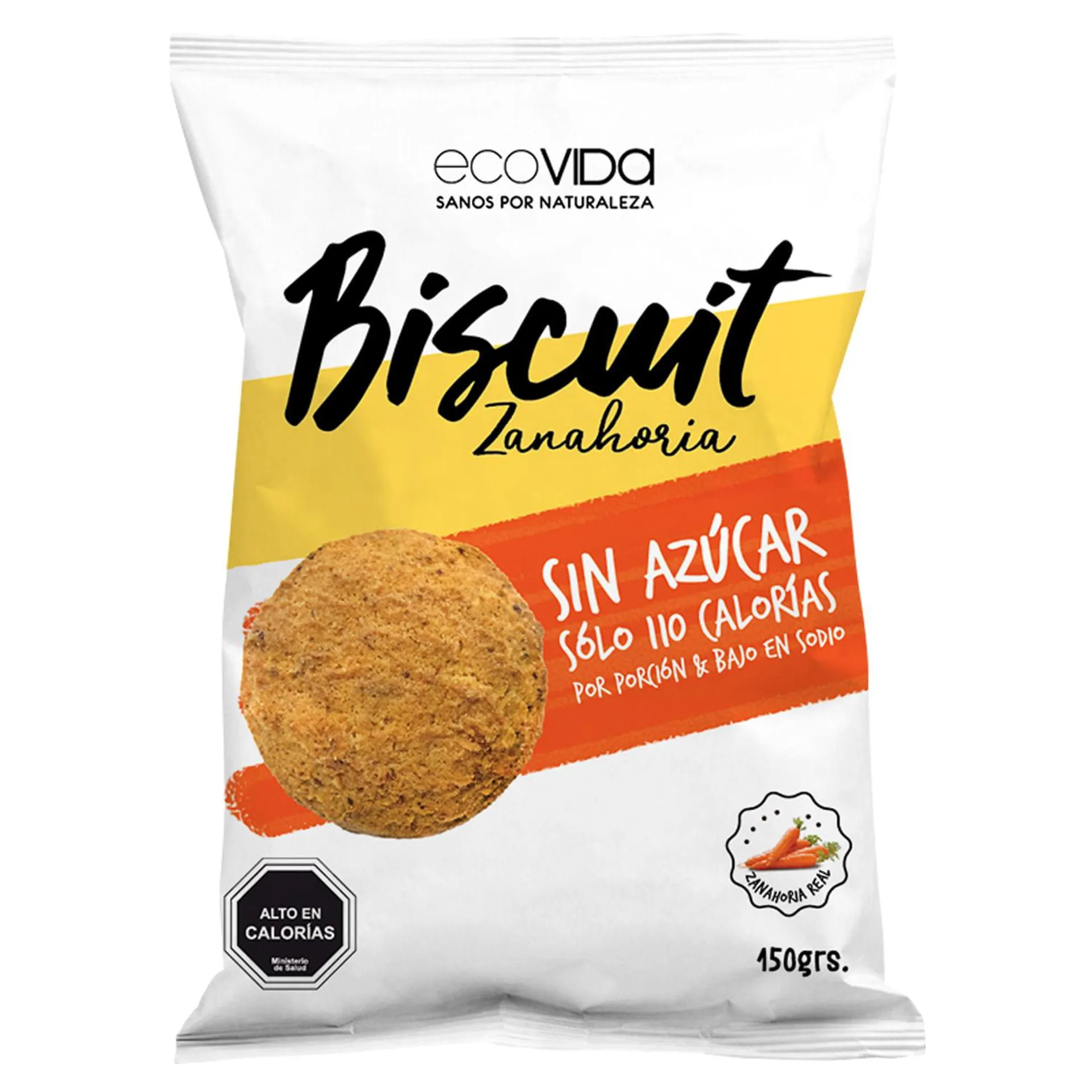 Galleta bocado Ecovida zanahoria light 150 g