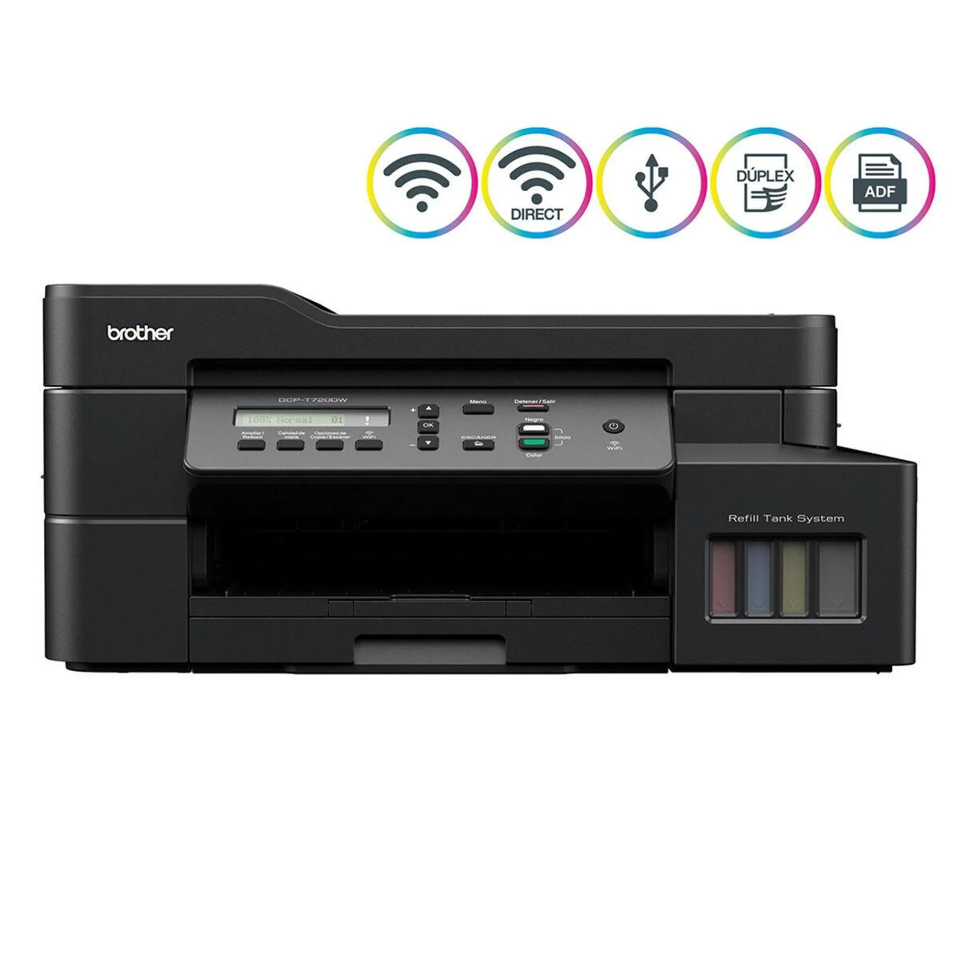 Multifuncional Brother Tinta Continua DCP-T720DW Wi-Fi Dúplex