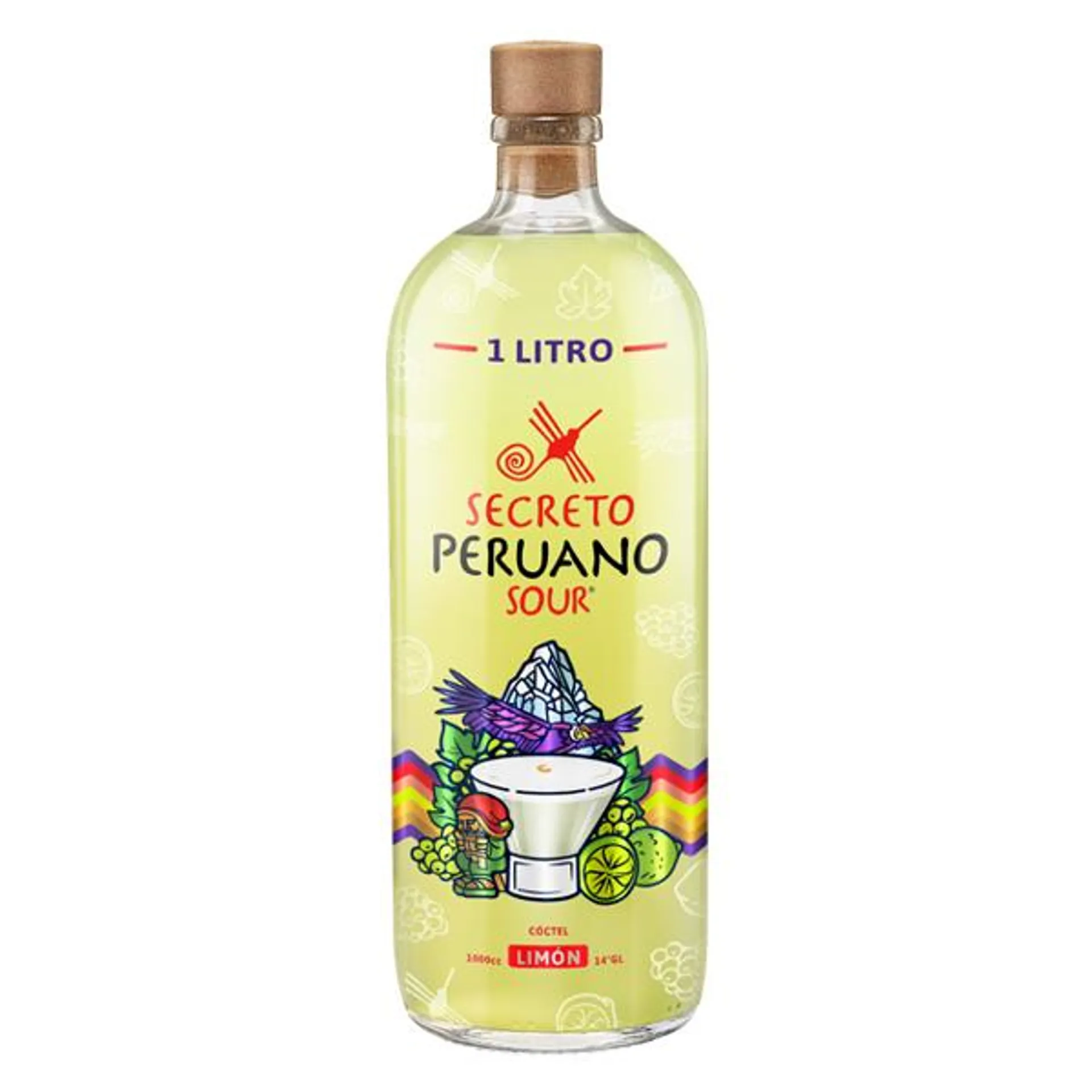 Pisco Sour Secreto Peruano 1 litro