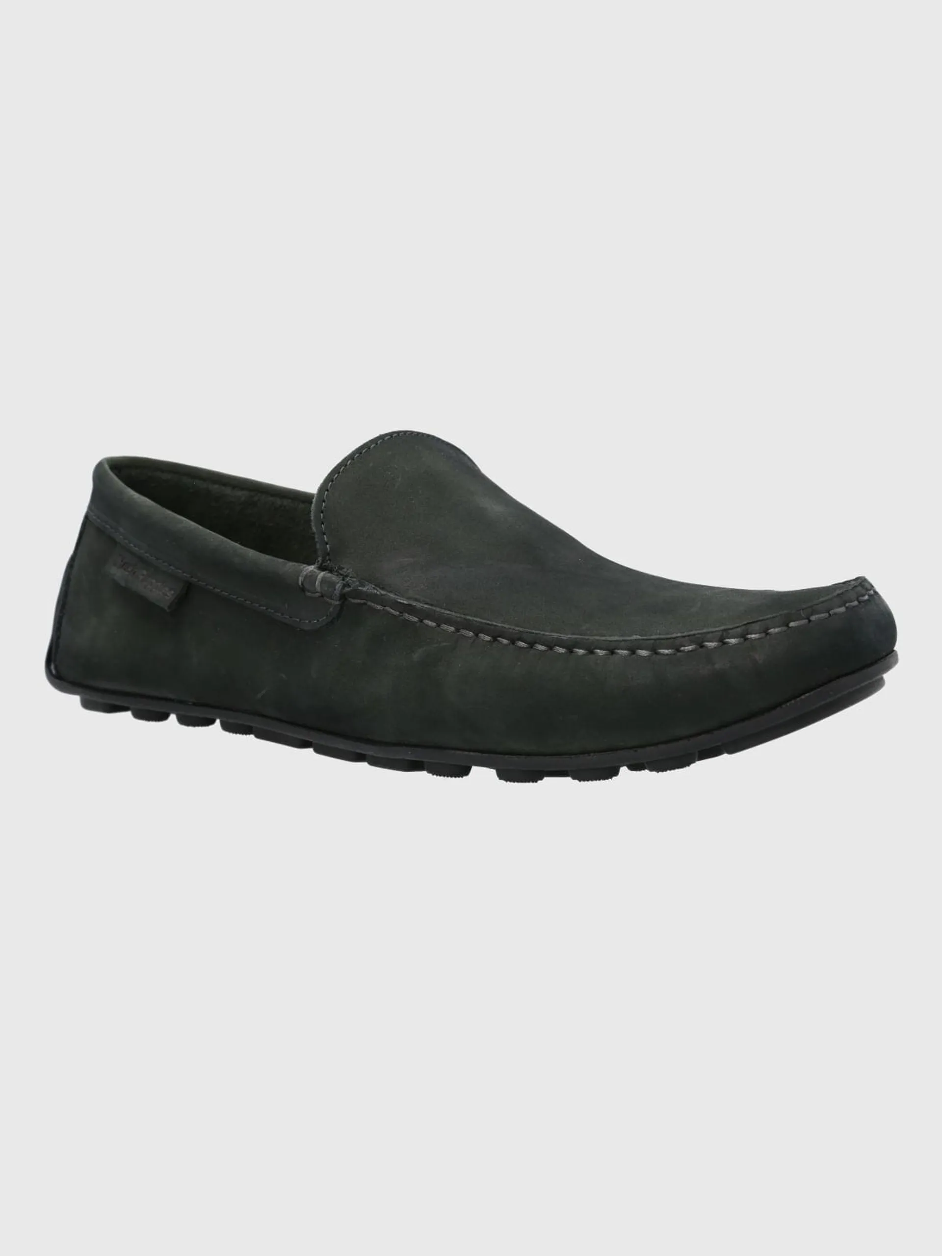 Mocasin Cuero Hombre Blumenau Gris