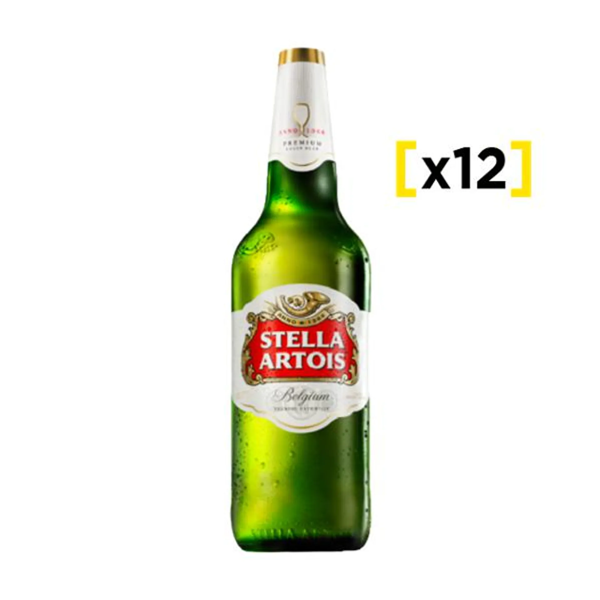 Cerveza Stella Artois botella 660 CC x12 | Liquidos.cl