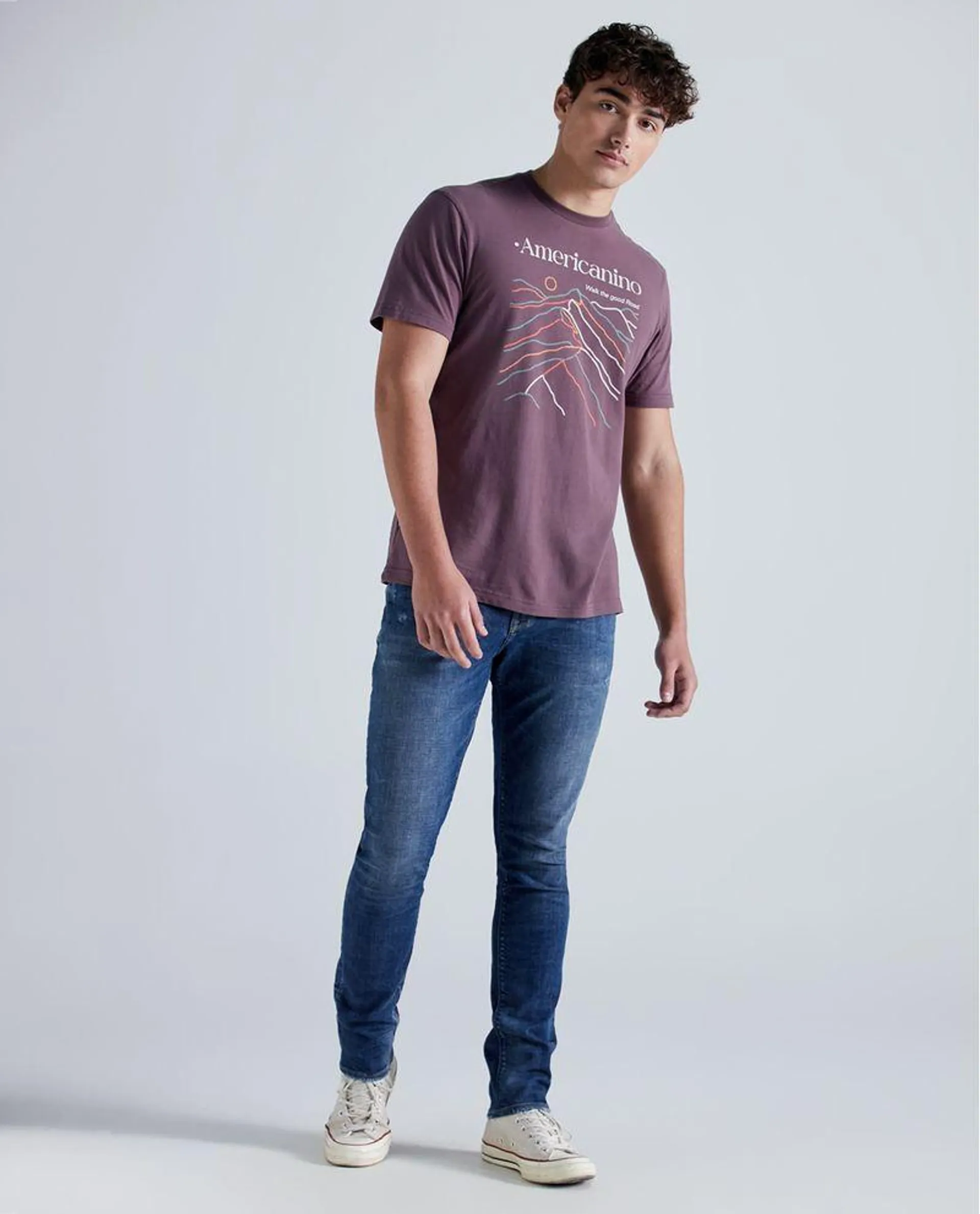 Jean Slim fit tono medio para hombre