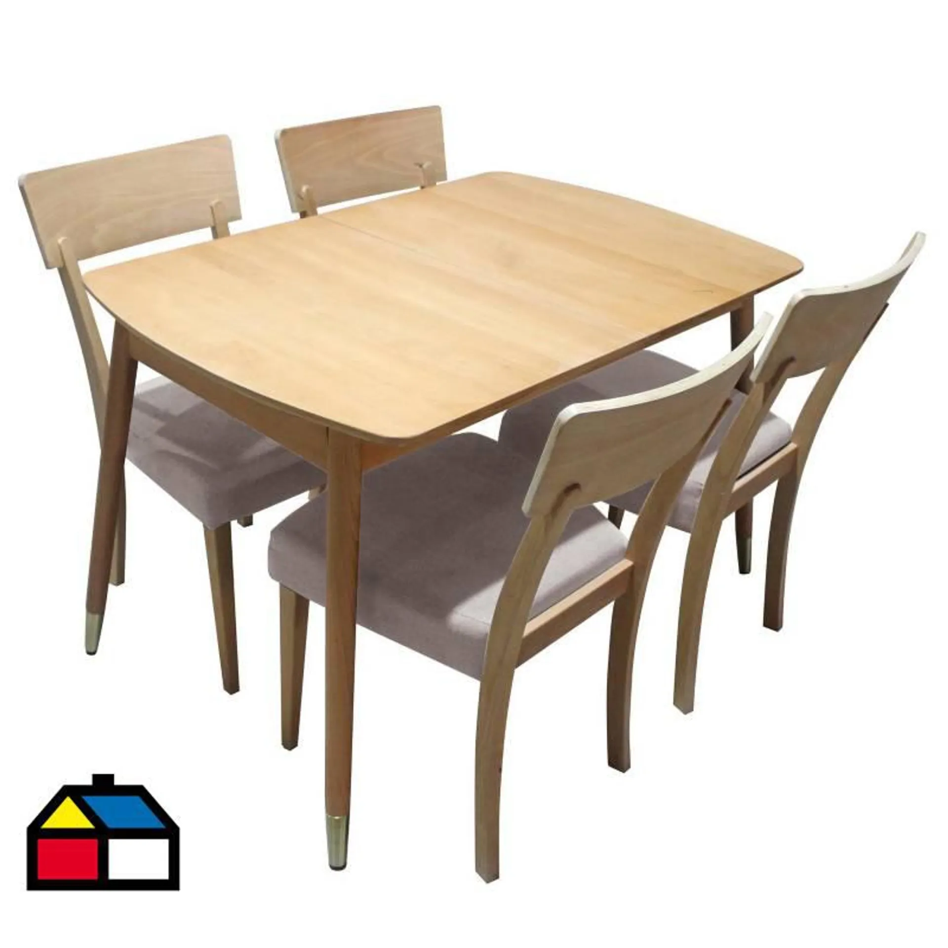 Comedor extensivo Nova 1 + 4 120/160X80X75