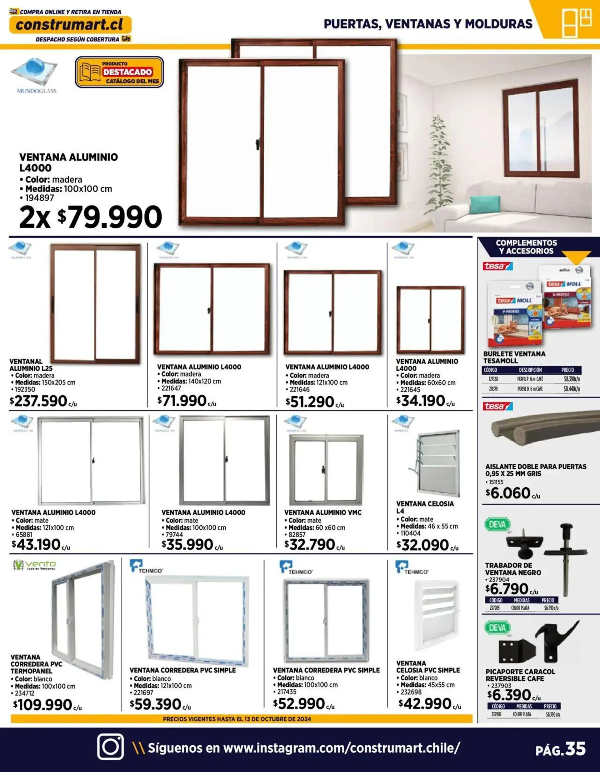 Catálogo de Construmart ofertas 1 de octubre al 31 de octubre 2024 - Página 35