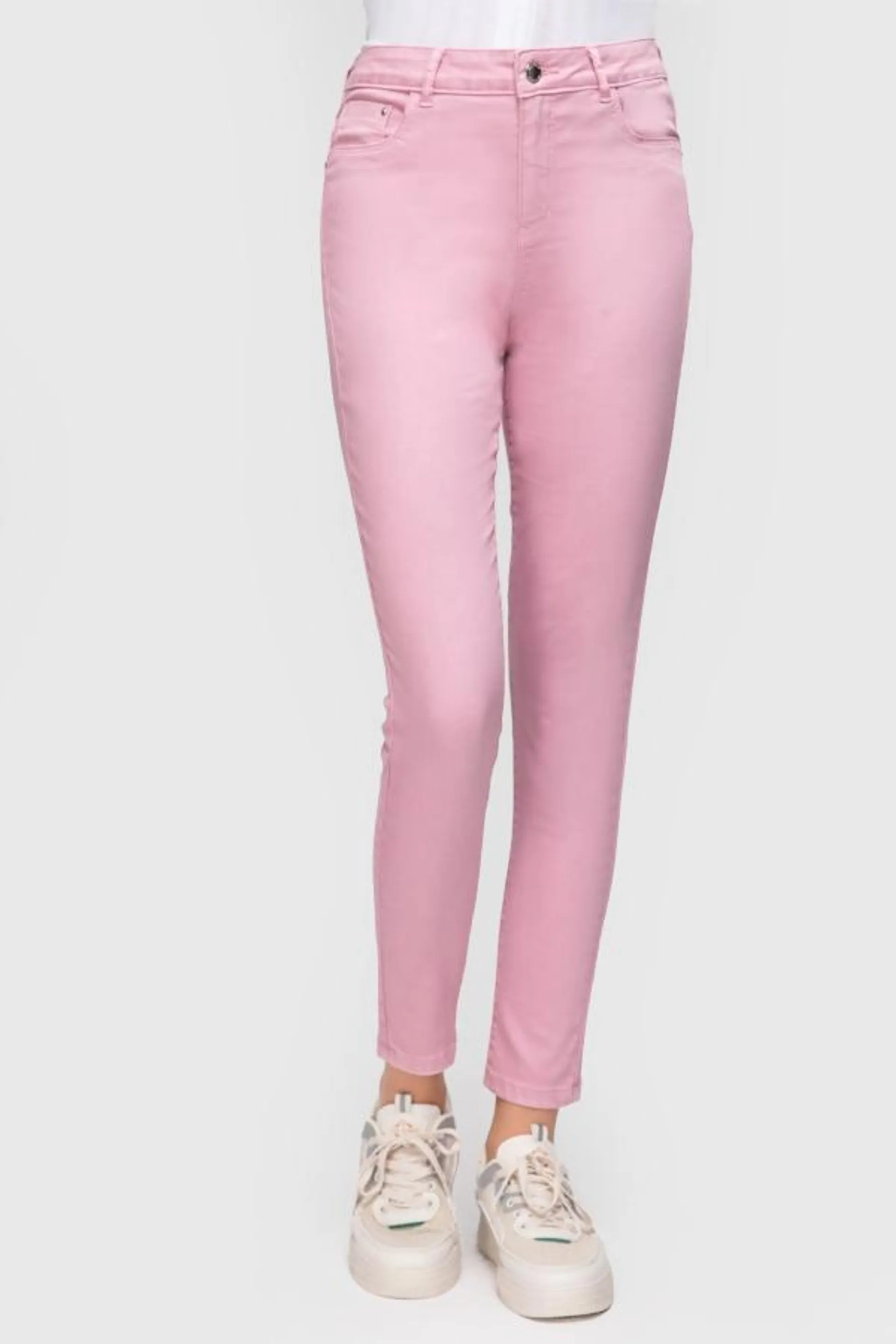 Jeans emilia rosado claro