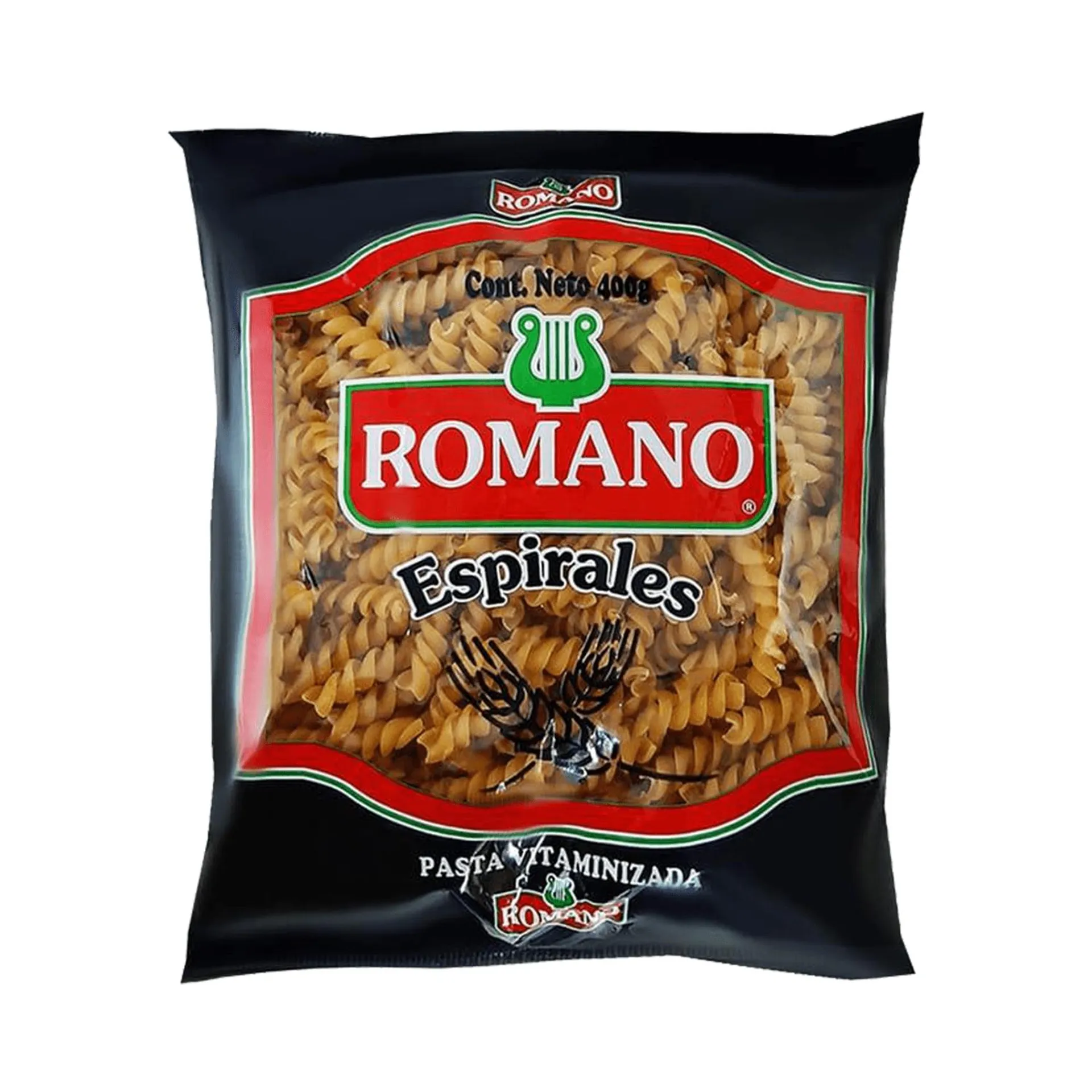 Pasta Espirales Romano 400 Gr