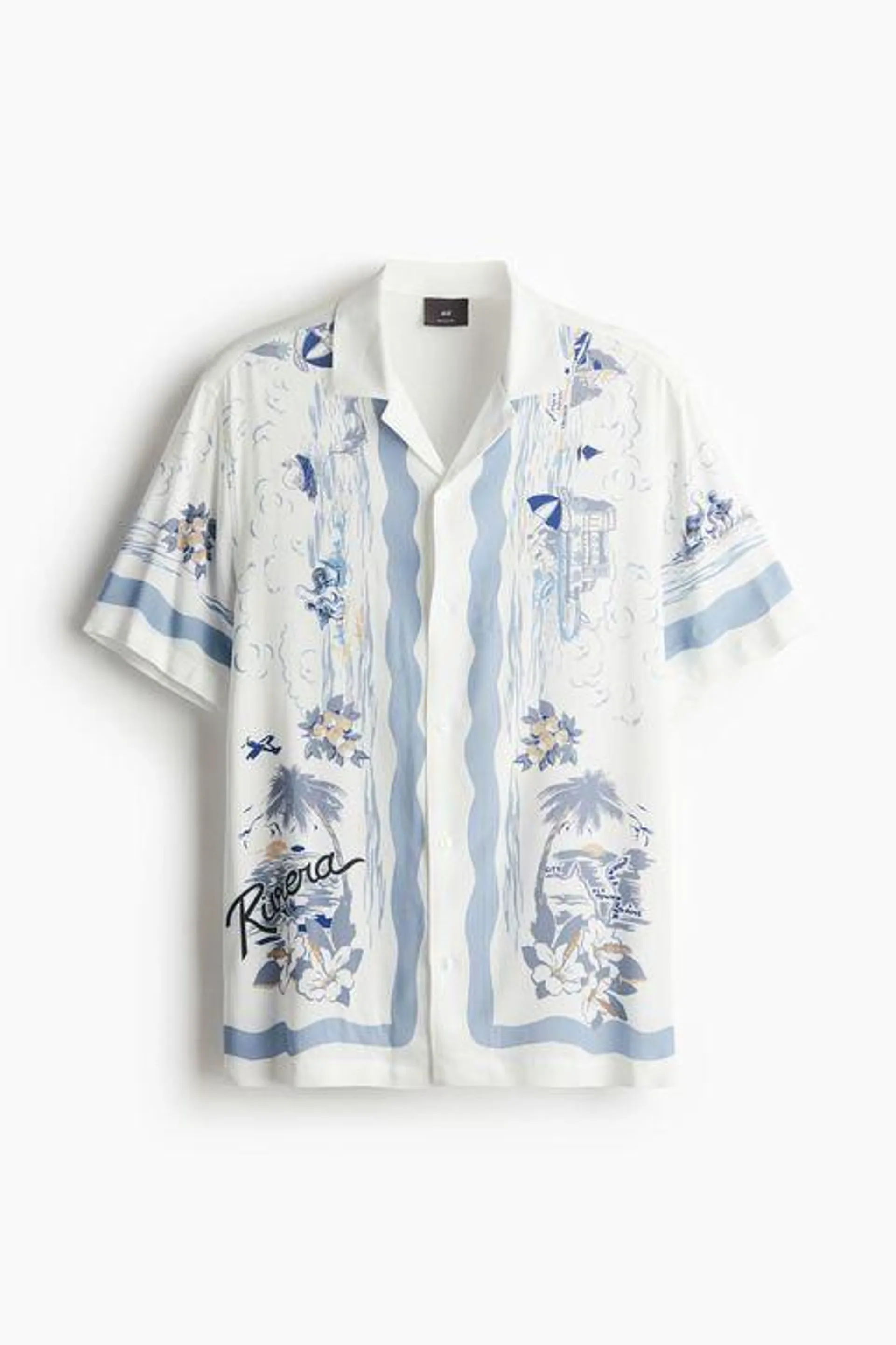 Camisa resort estampada Regular Fit