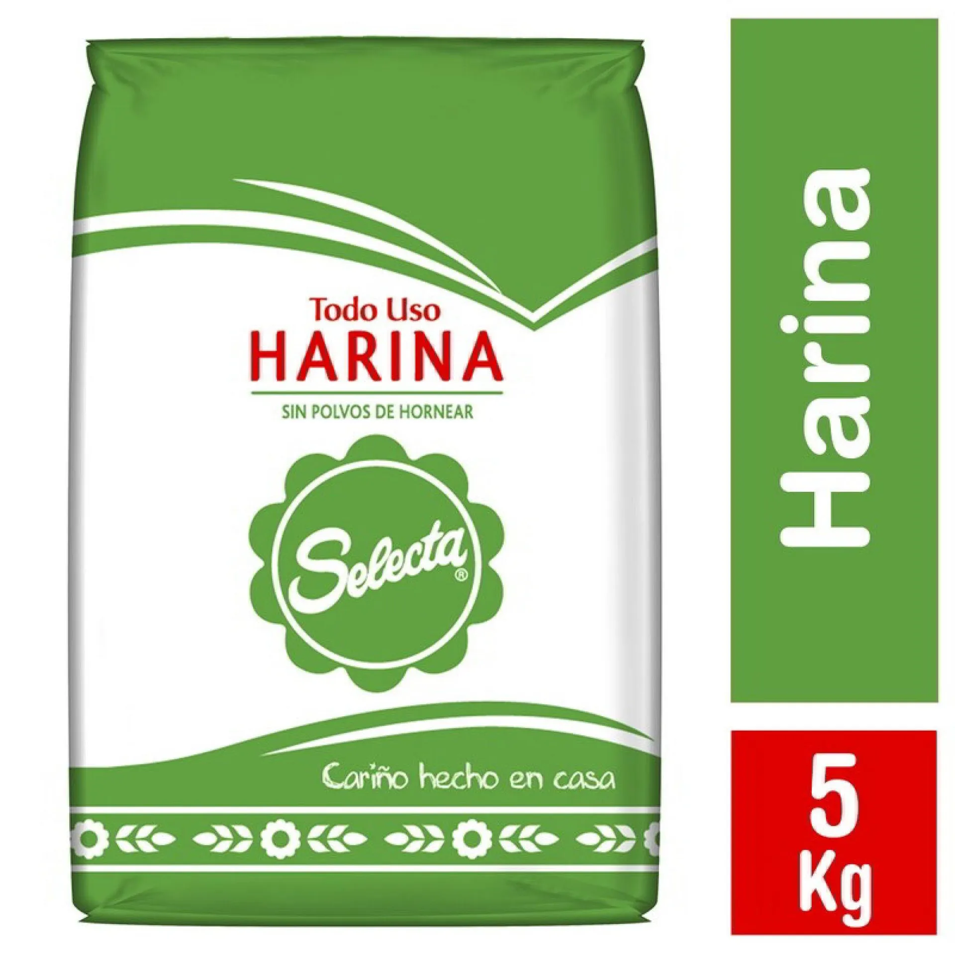 Harina Sin Polvos De Hornear, 5 Kg