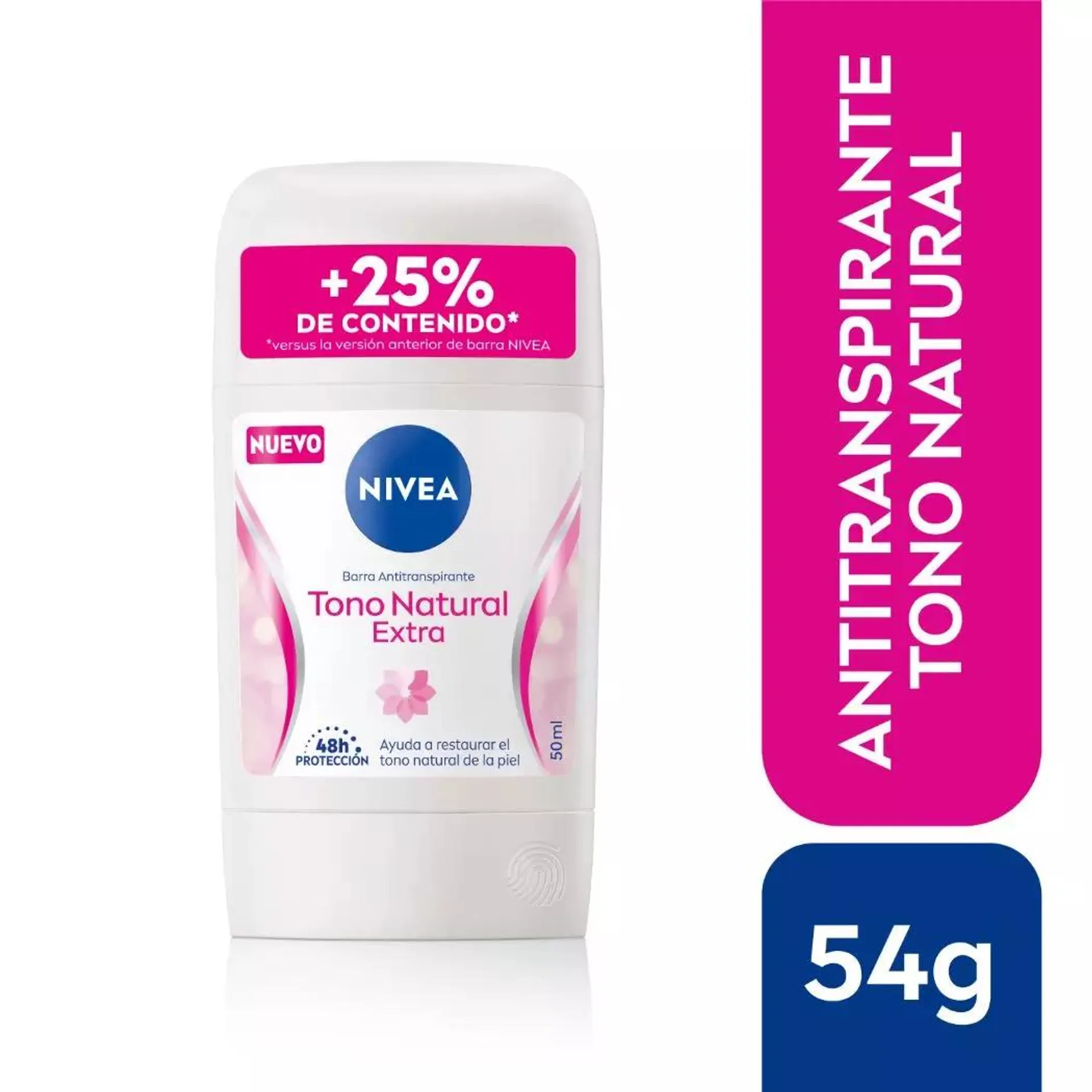 Nivea Barra Tono Natural Extra Femenino 54g