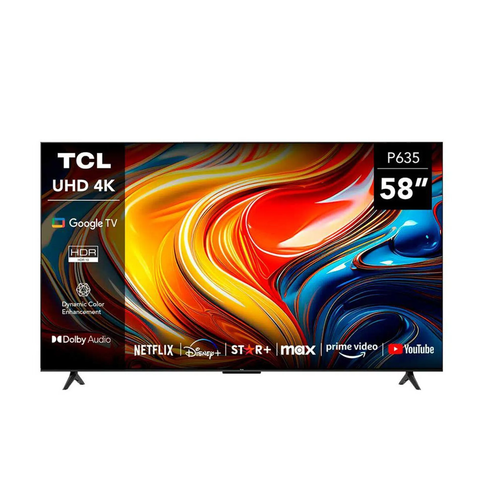 LED 58" TCL 58P635 Smart TV 4K UHD