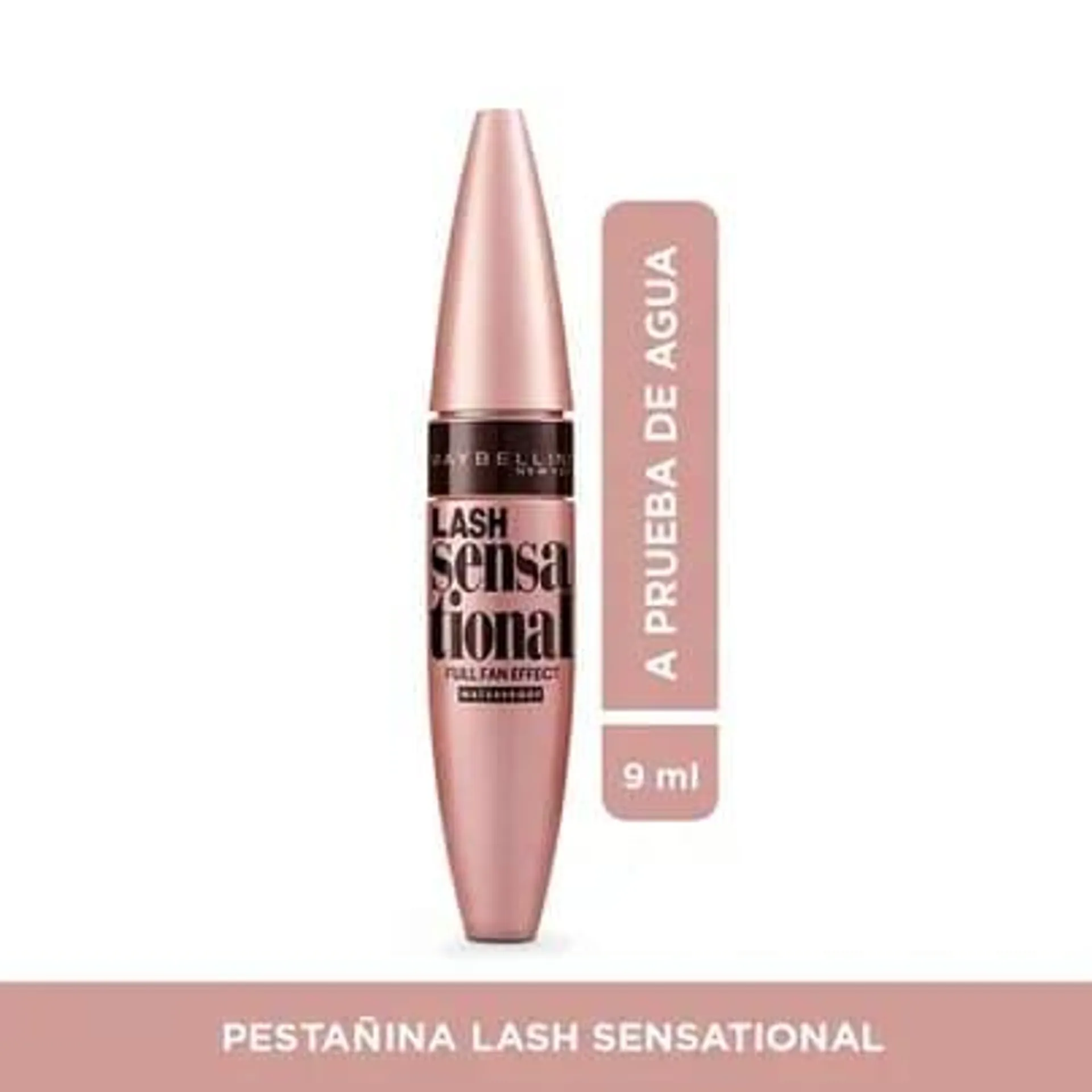 Pestañina Maybelline Lash Sensational a Prueba De Agua x 9ml