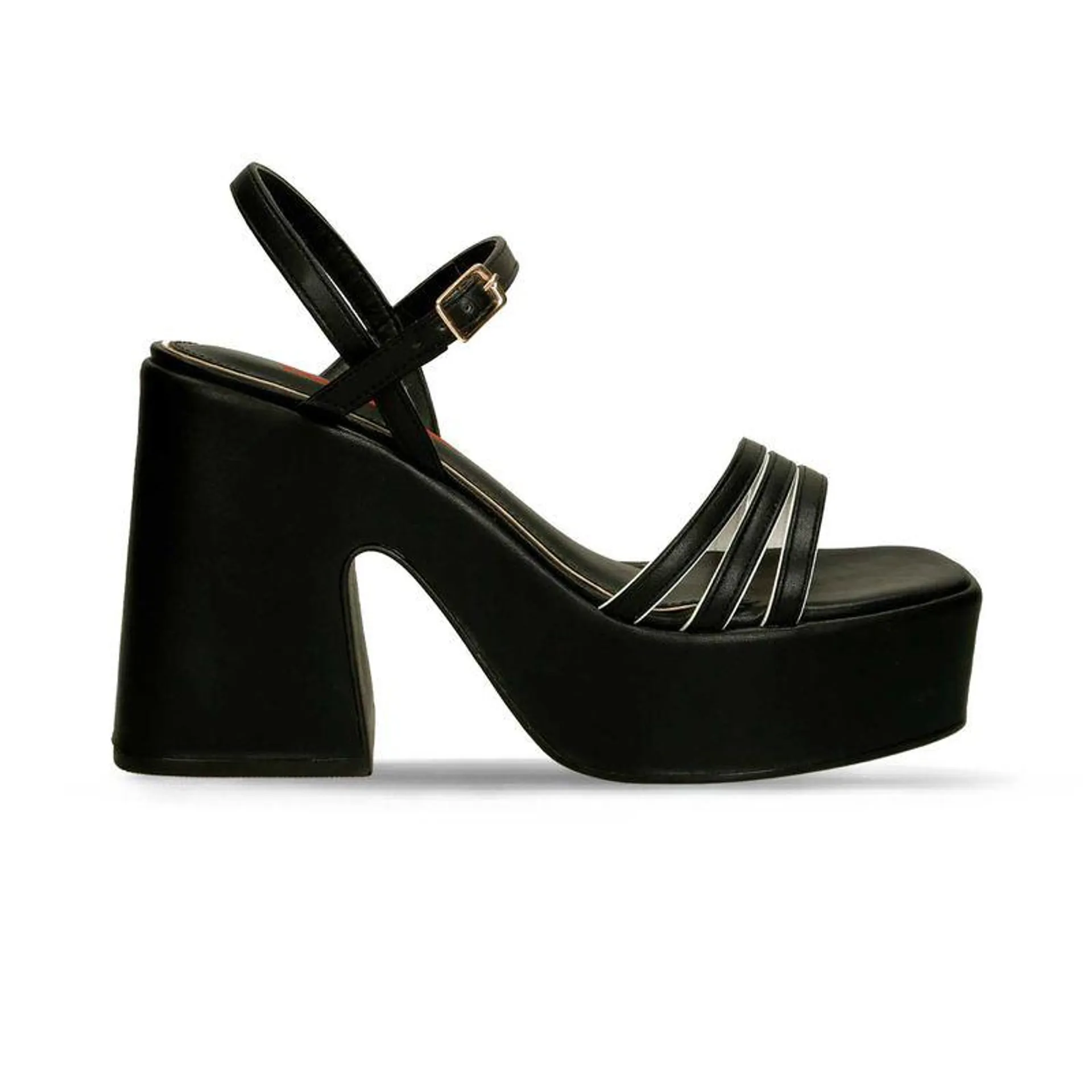 Sandalias Negro Bata Red Label Helir Mujer