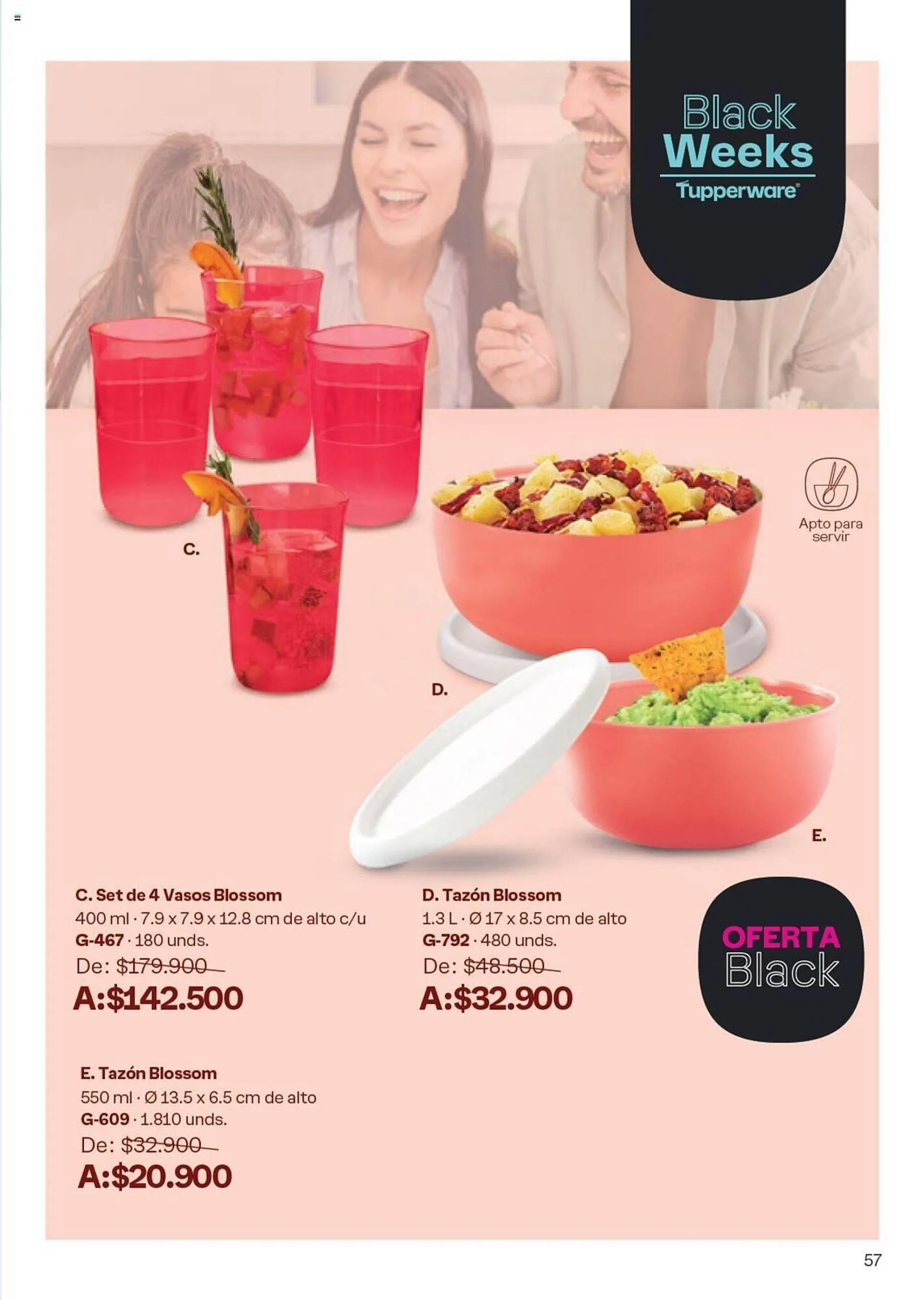 Catalogo de Catálogo Tupperware 4 de octubre al 31 de octubre 2024 - Pag 57