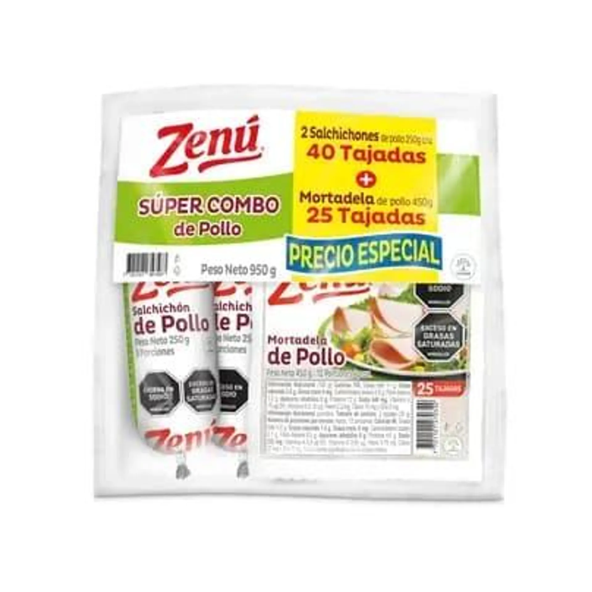 Súper Combo de pollo Zenú x 950g