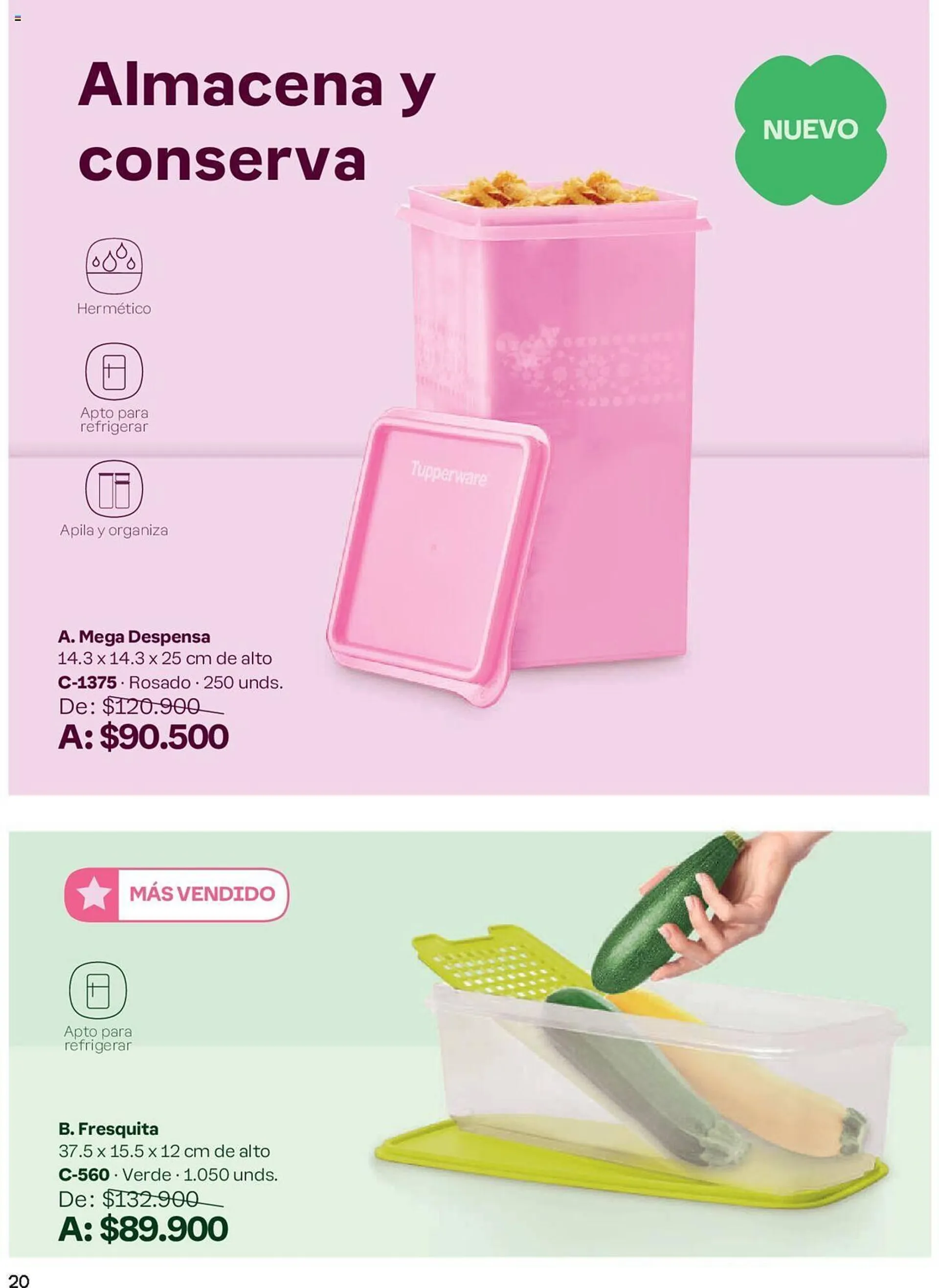 Catalogo de Catálogo Tupperware 14 de junio al 11 de julio 2024 - Pag 20