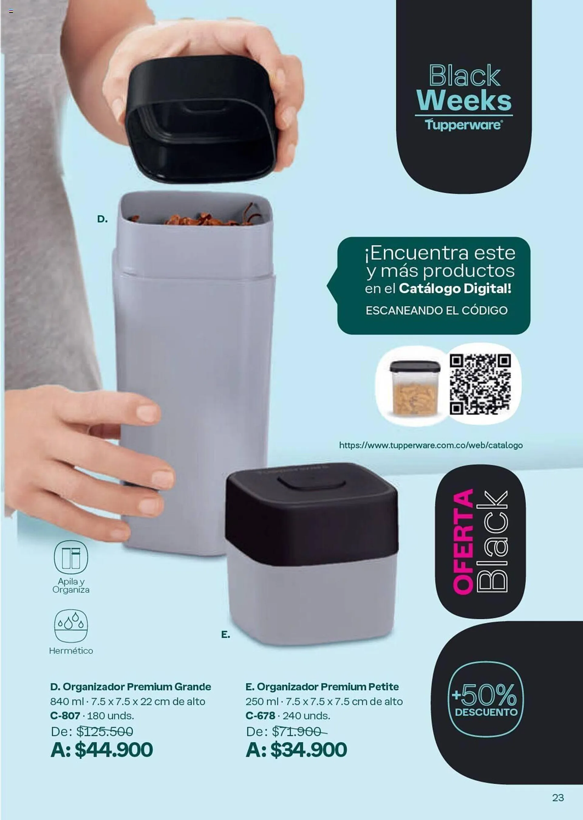 Catalogo de Catálogo Tupperware 4 de octubre al 31 de octubre 2024 - Pag 23