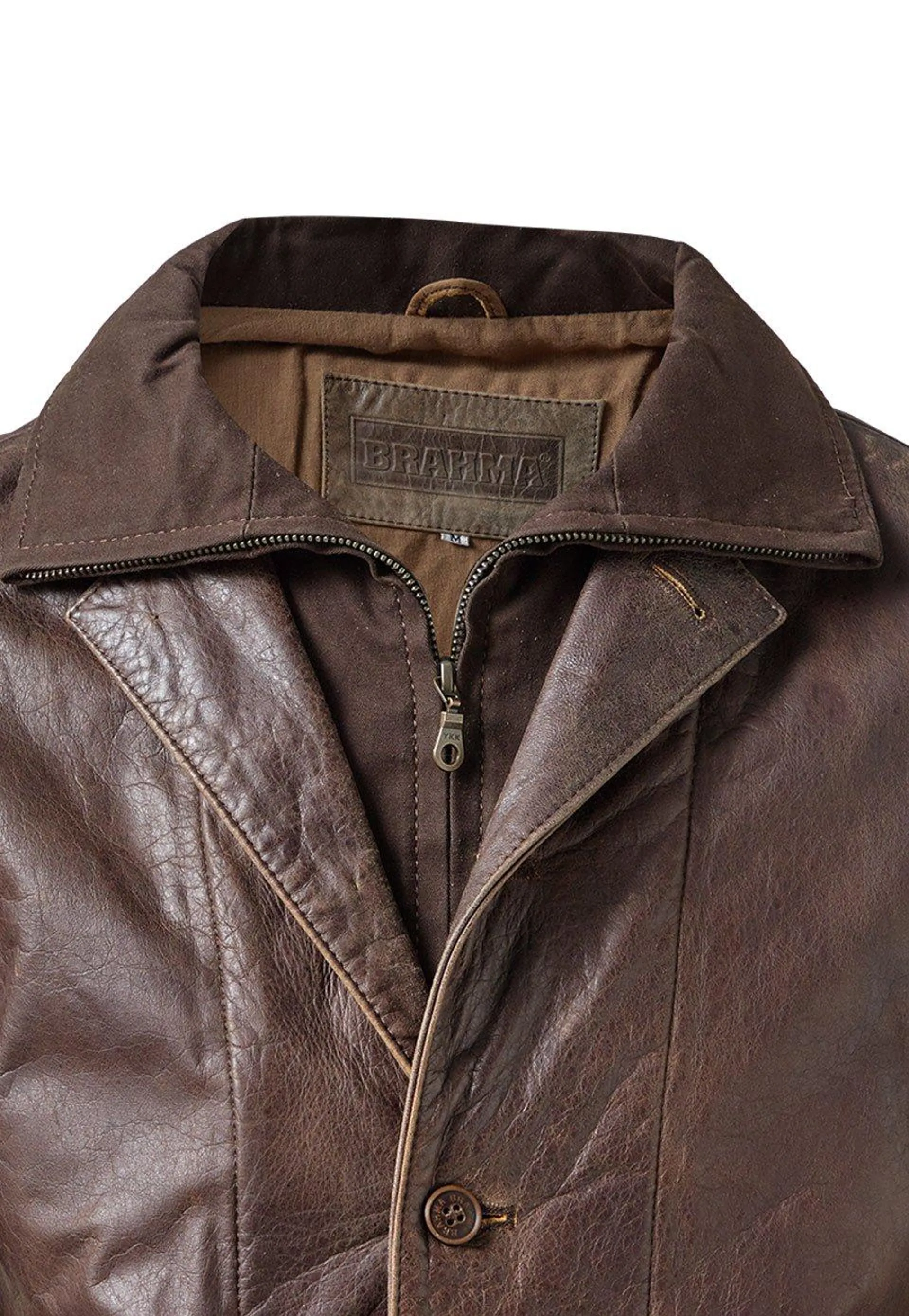 CHQ0026-CAF Men's Leather Jacket