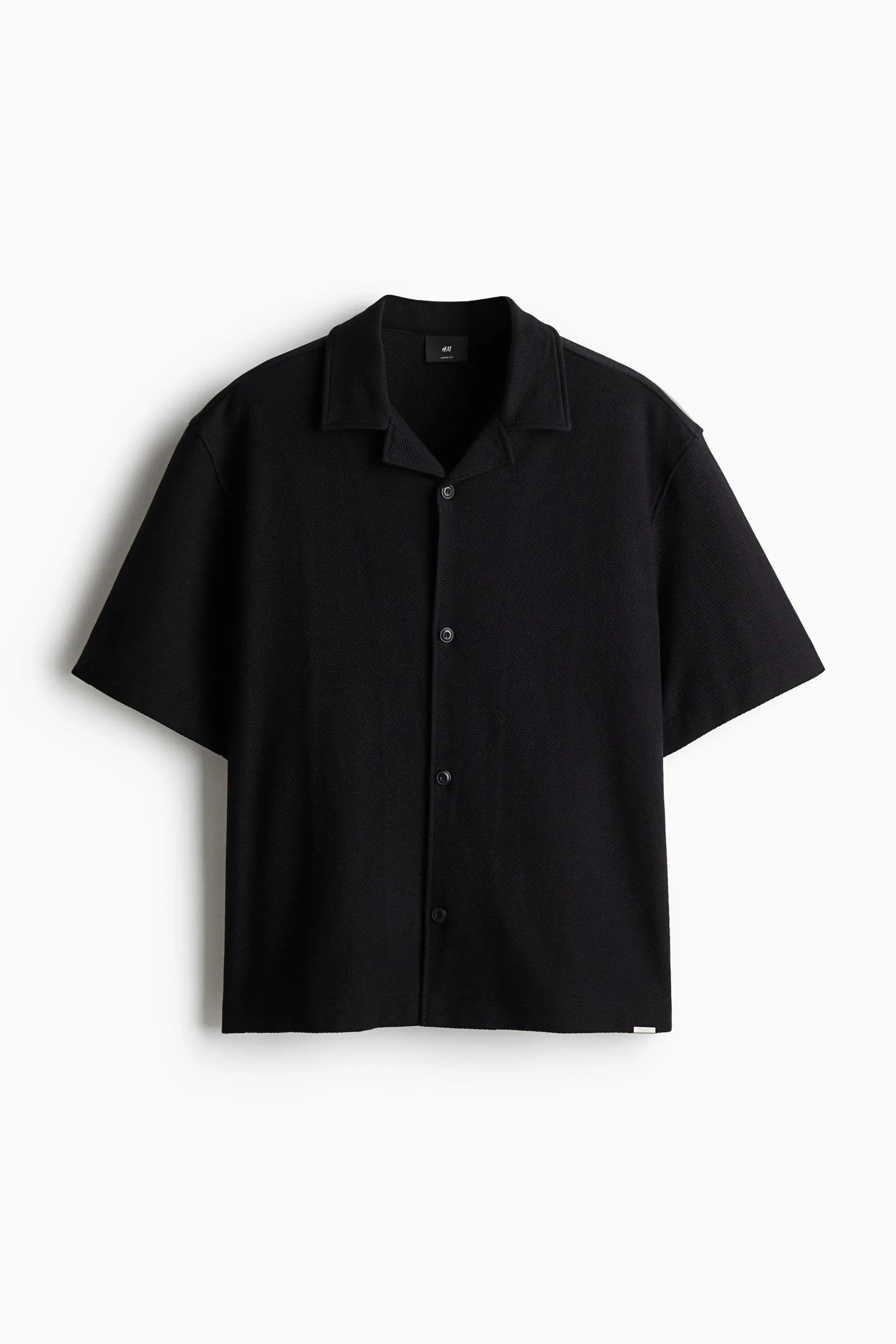 Camisa resort afelpada Loose Fit