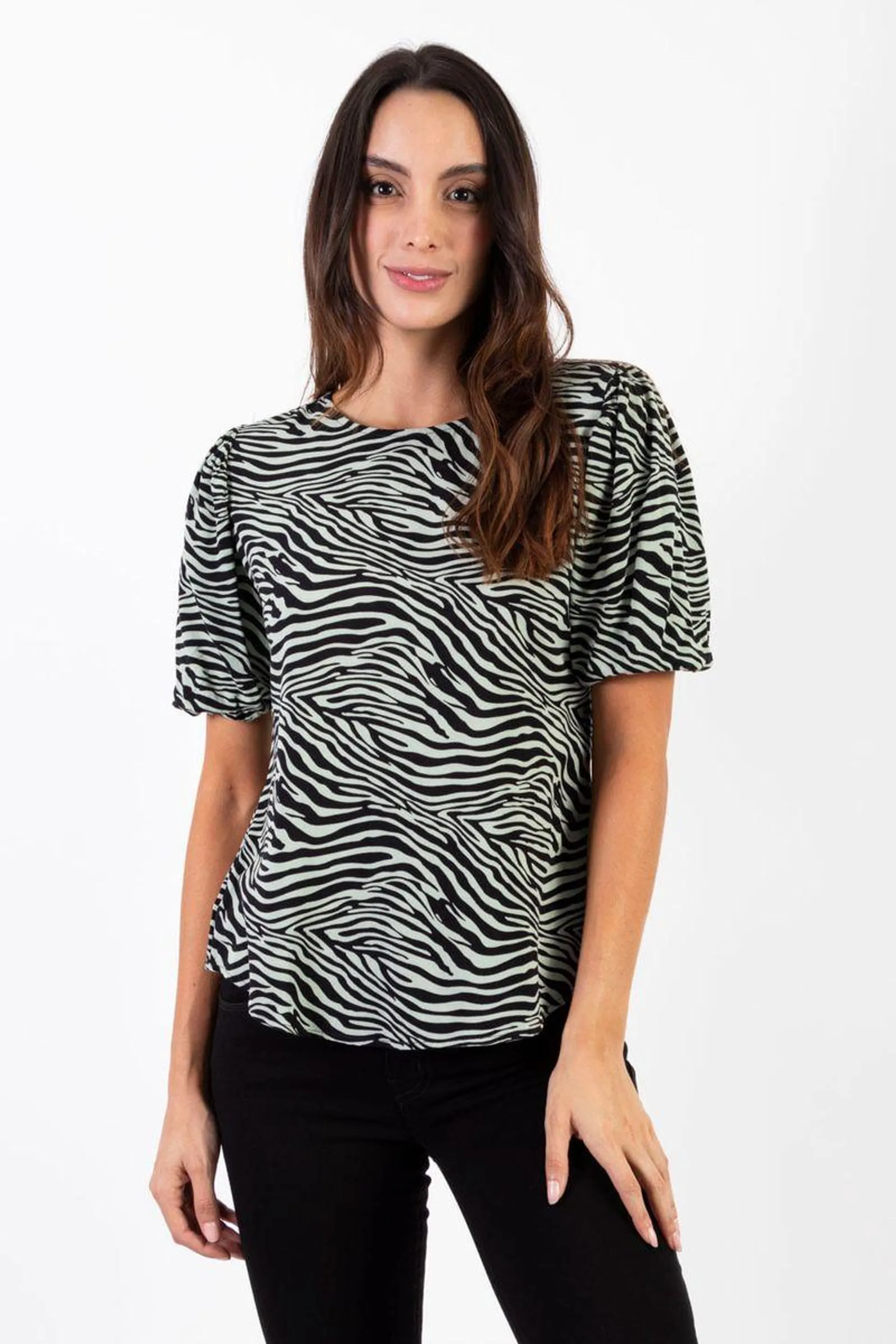 Blusa manga corta