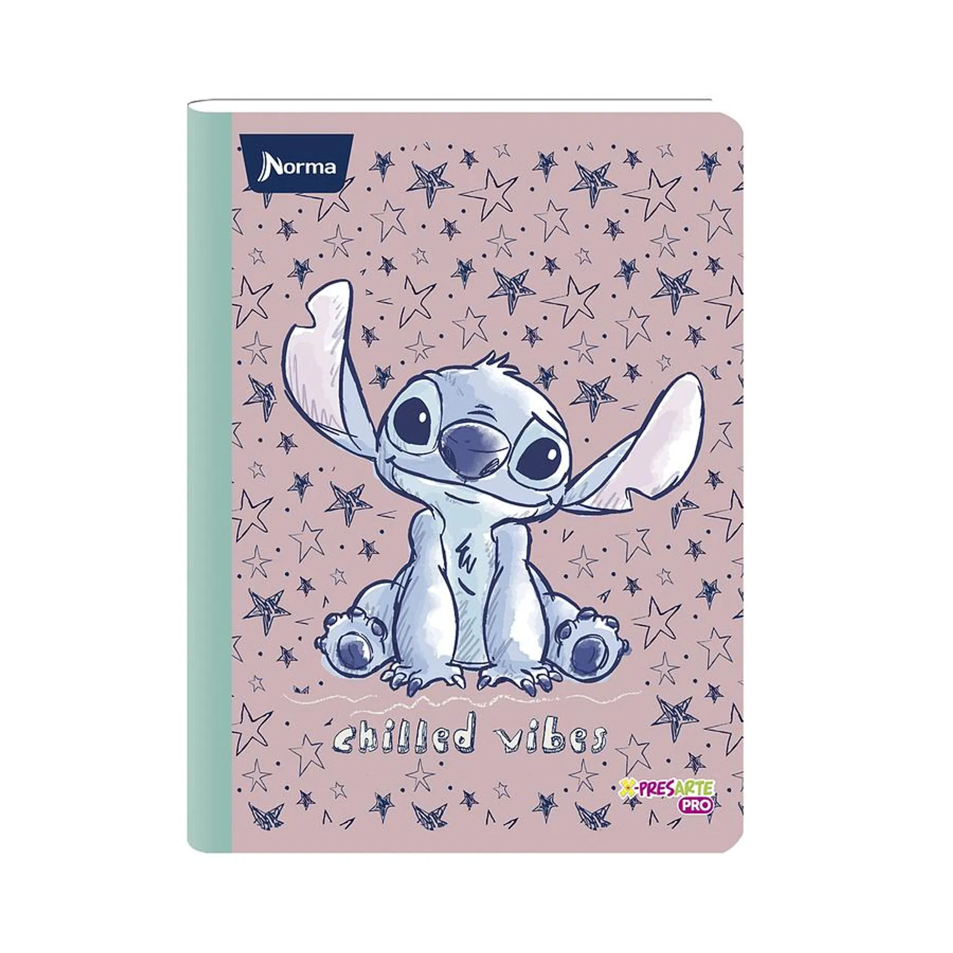 Cuaderno Cosido Norma X-Presarte Stitch 50 Hojas Cuadros