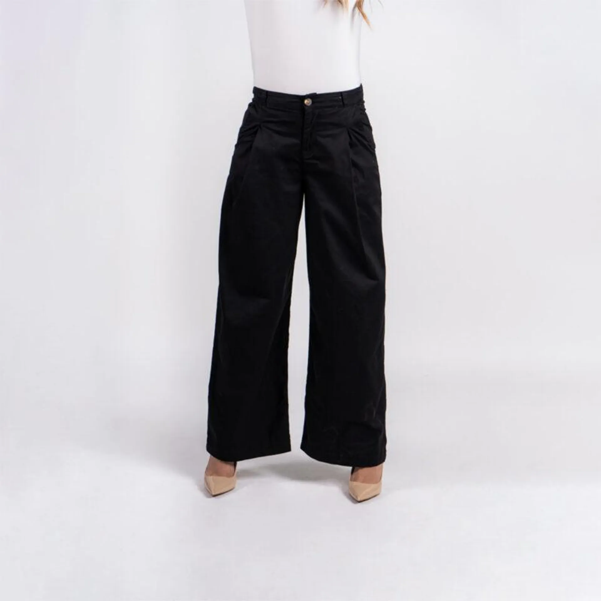 Pantalon wide leg gold sunshine