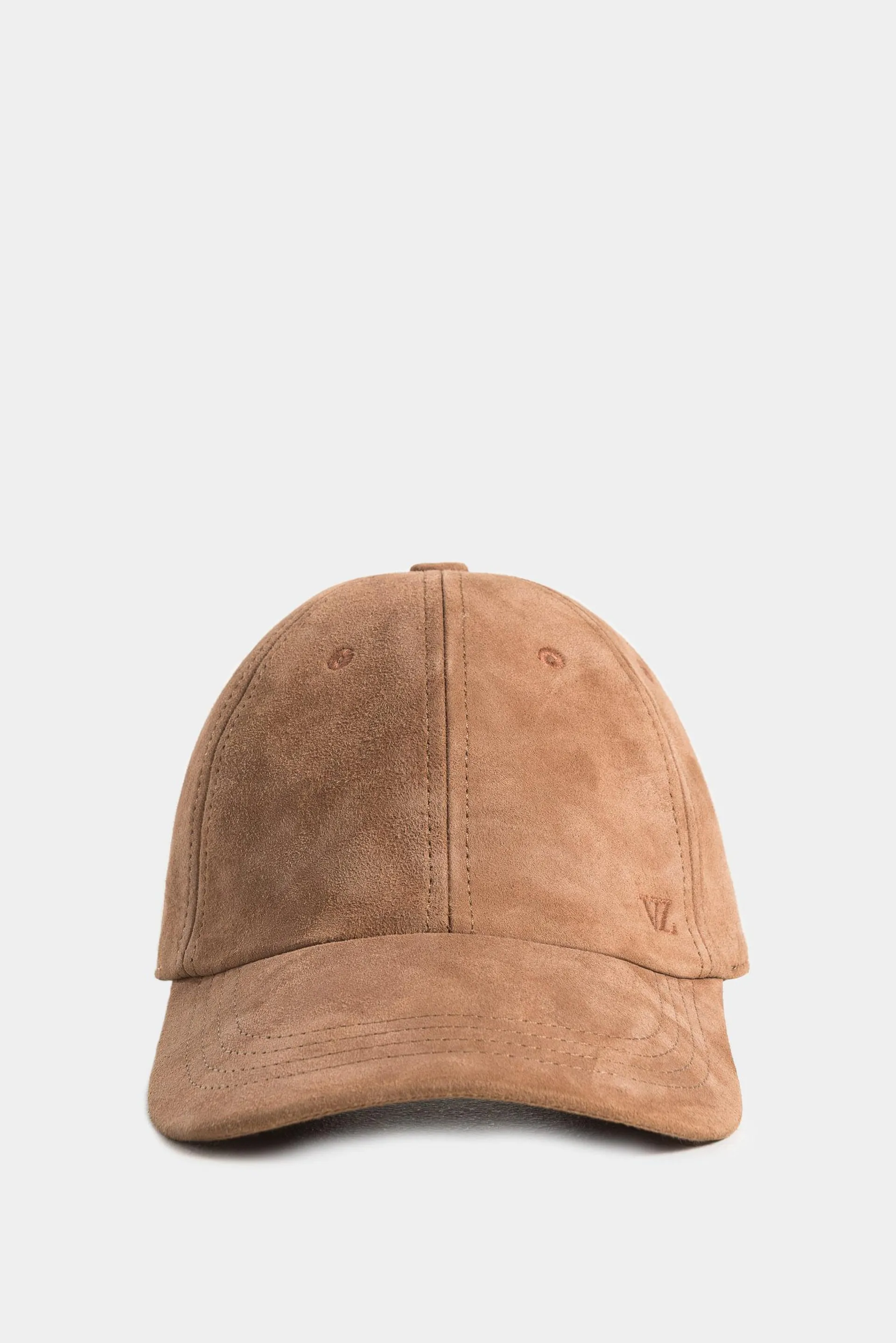 Gorra suede de cuero gamuza para hombre silueta baseball