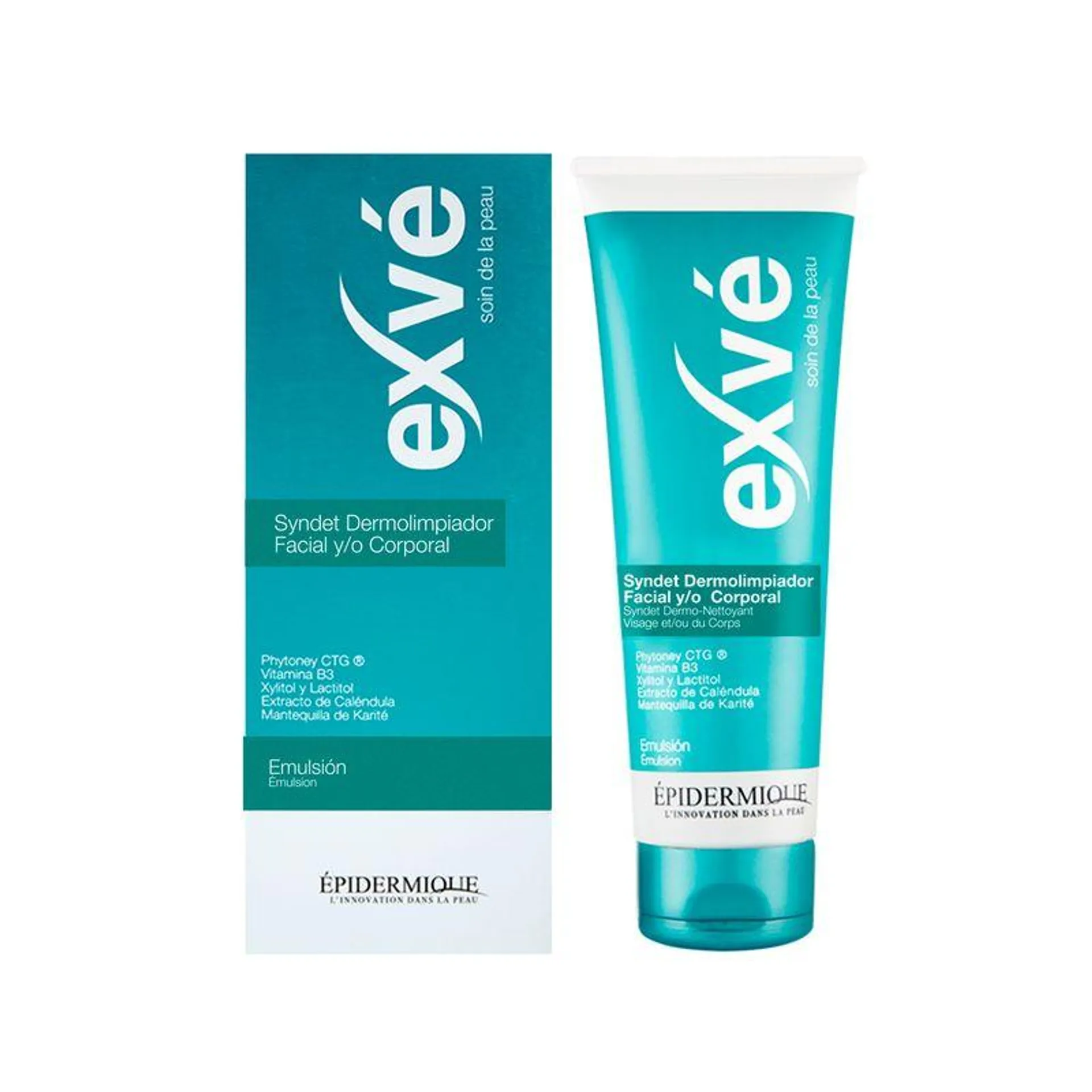 Limpiador Facial y Corporal Syndet Exve 250 Ml