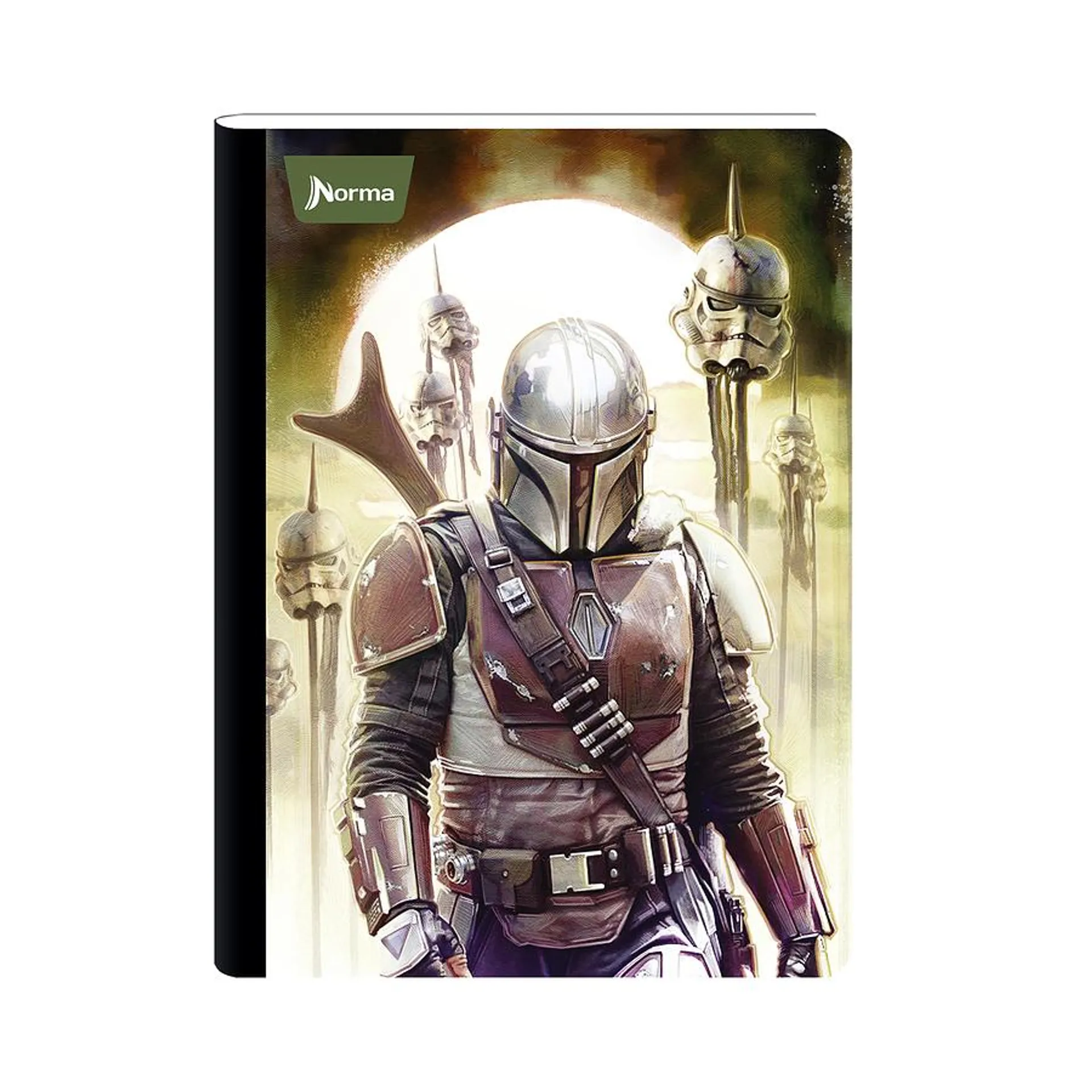 Cuaderno Cosido The Mandalorian 50 Hojas Cuadros