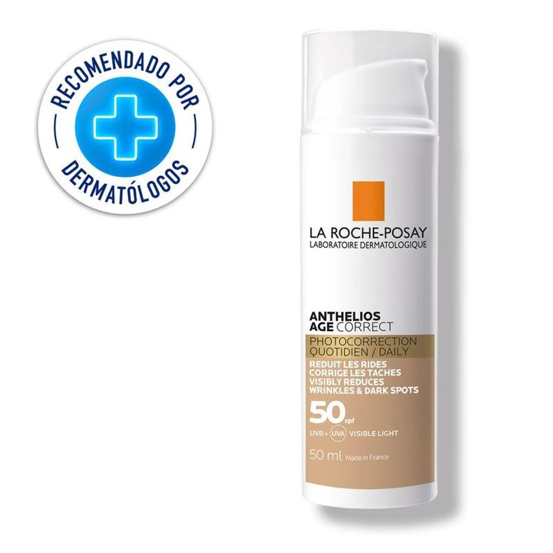 Protector Solar La Roche Posay Anthelios Age Correct Spf50 Con Color X 50ml