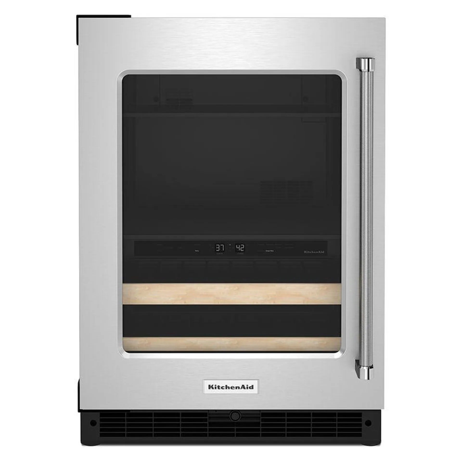 Frigobar 138 L KitchenAid Acero Inoxidable Puerta Apertura Izquierda