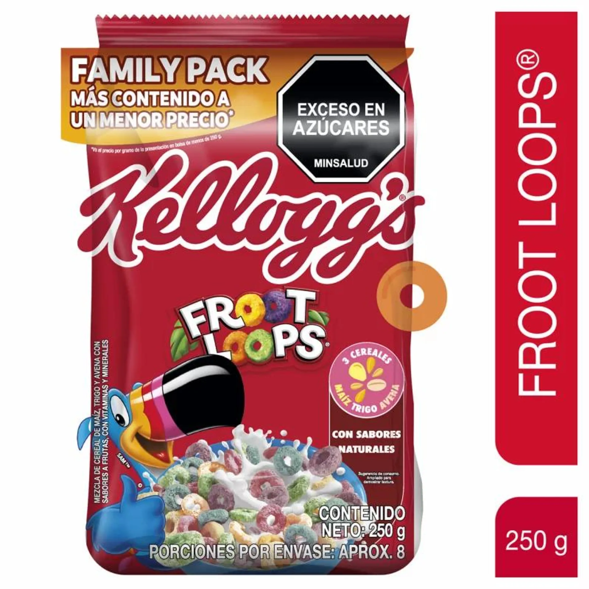 Froot Loops Kellogg´S Family Pack x 250 g