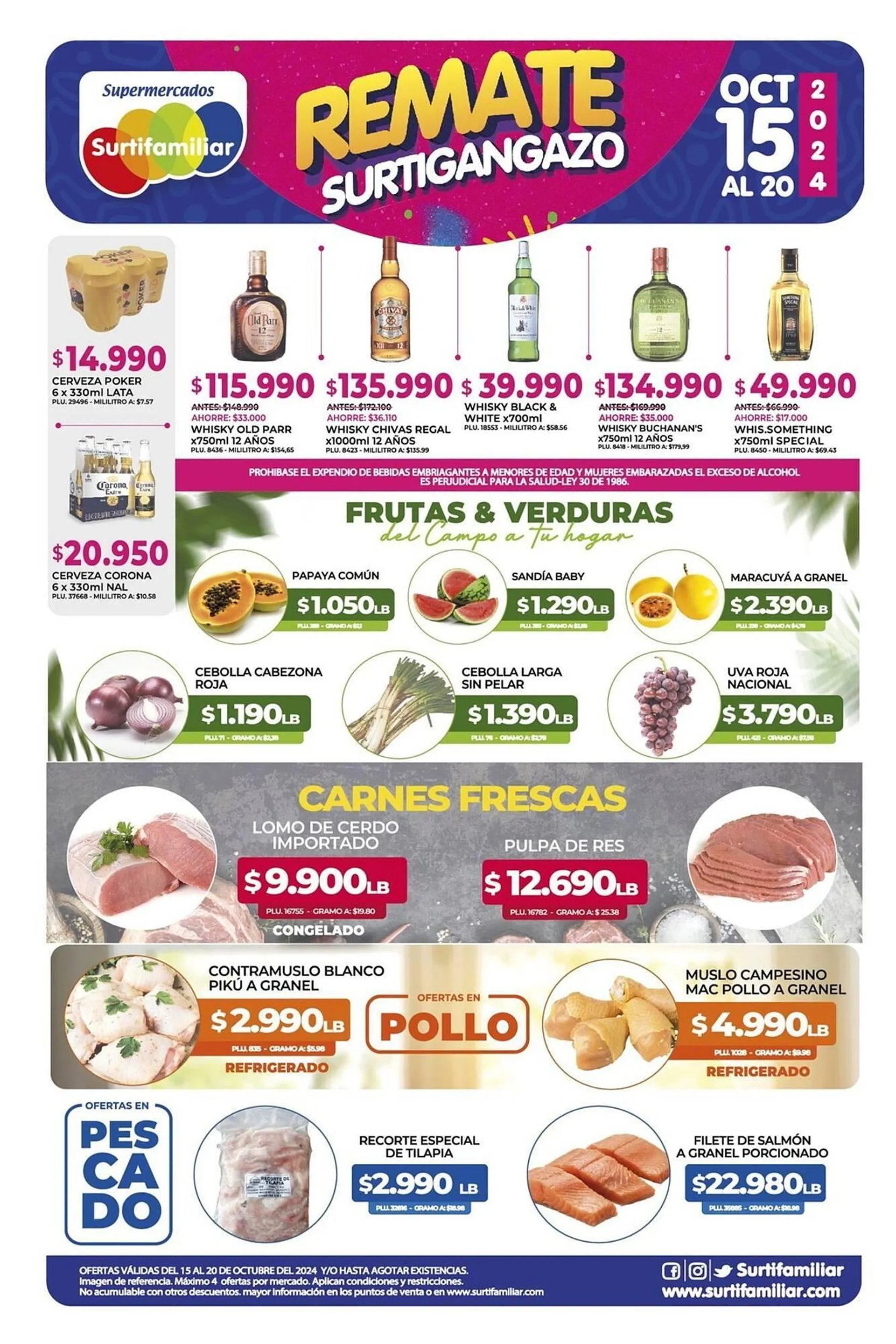 Catalogo de Catálogo Surtifamiliar 15 de octubre al 29 de octubre 2024 - Pag 3