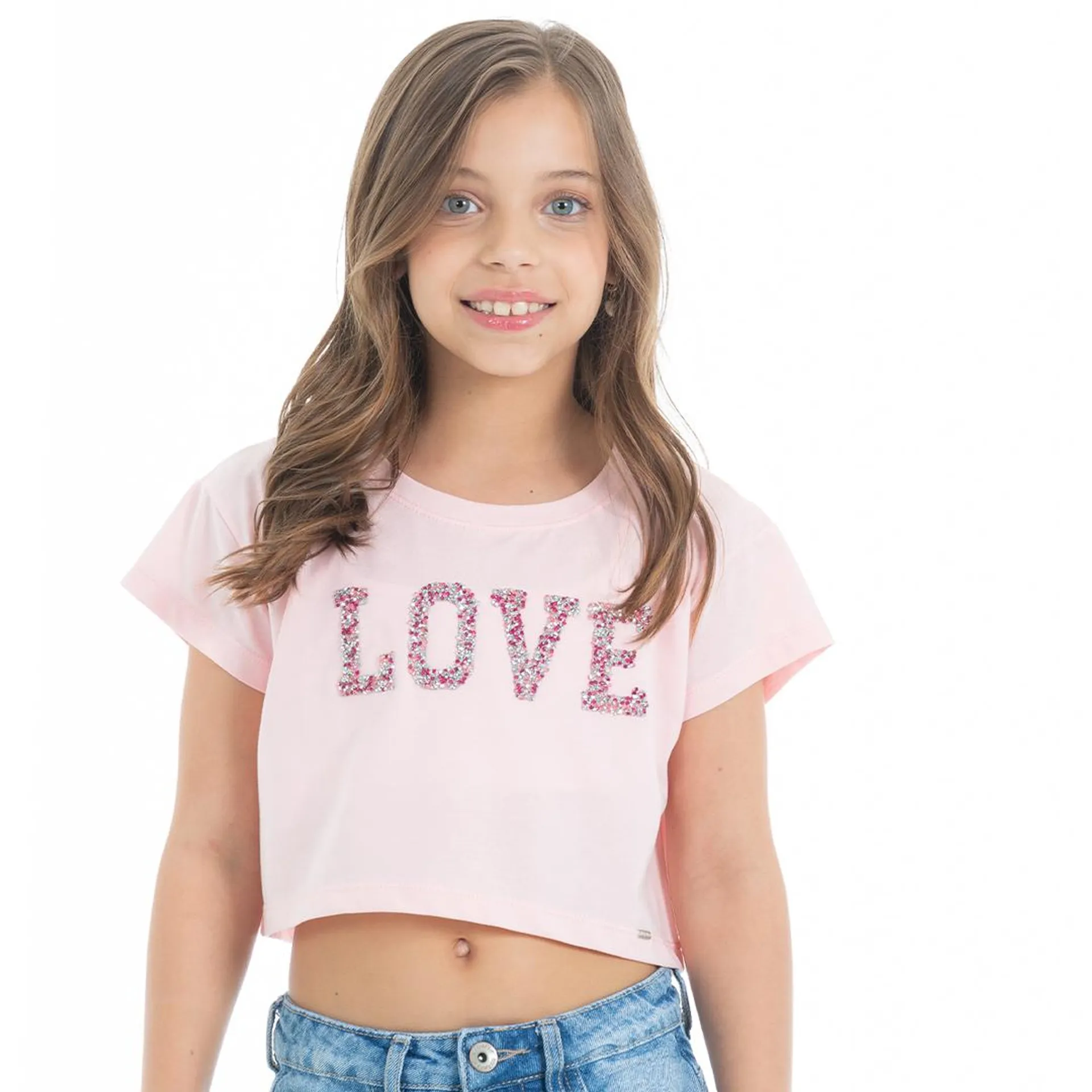 LOVE CROP TOP FOR GIRLS