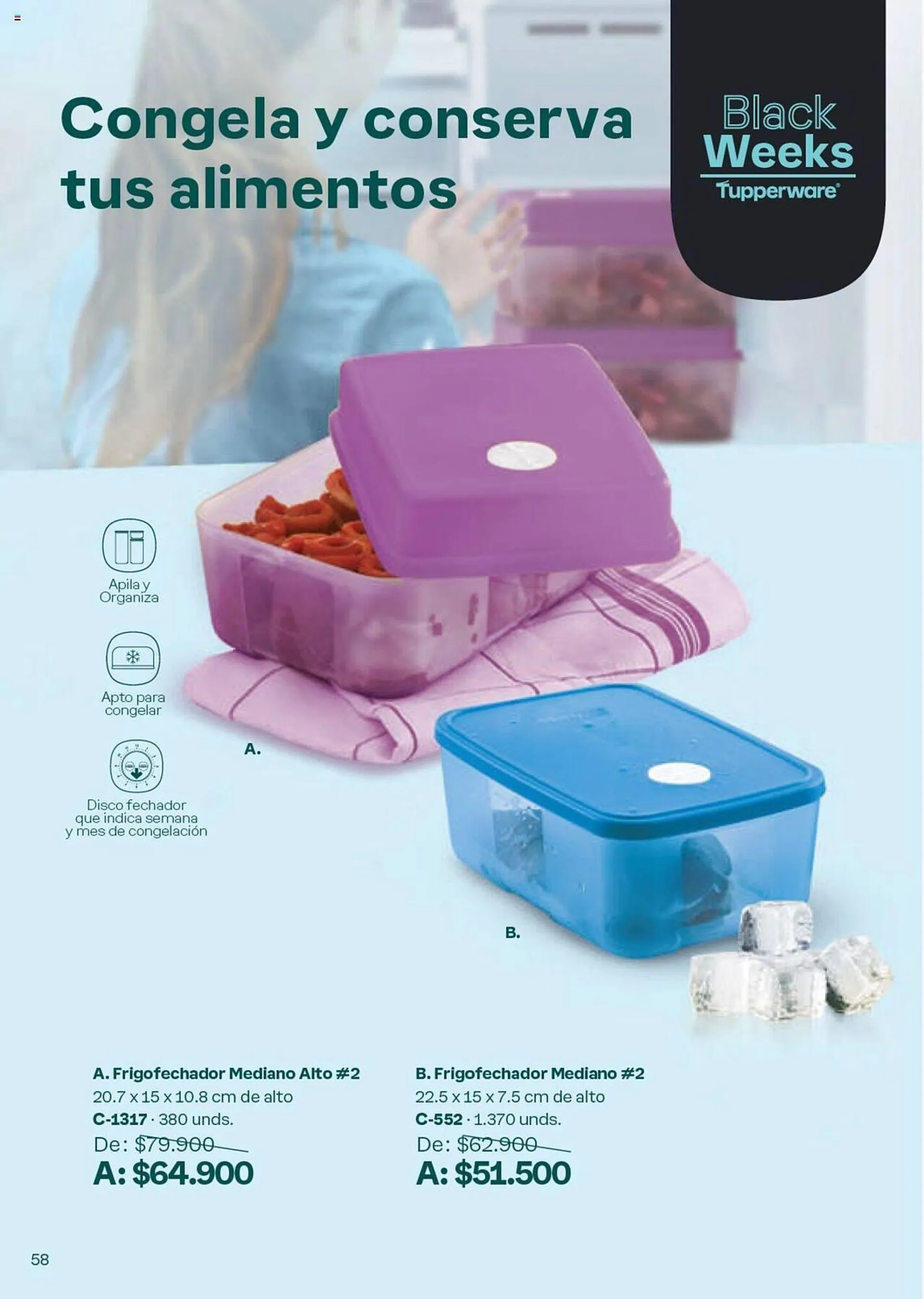 Catalogo de Catálogo Tupperware 4 de octubre al 31 de octubre 2024 - Pag 58