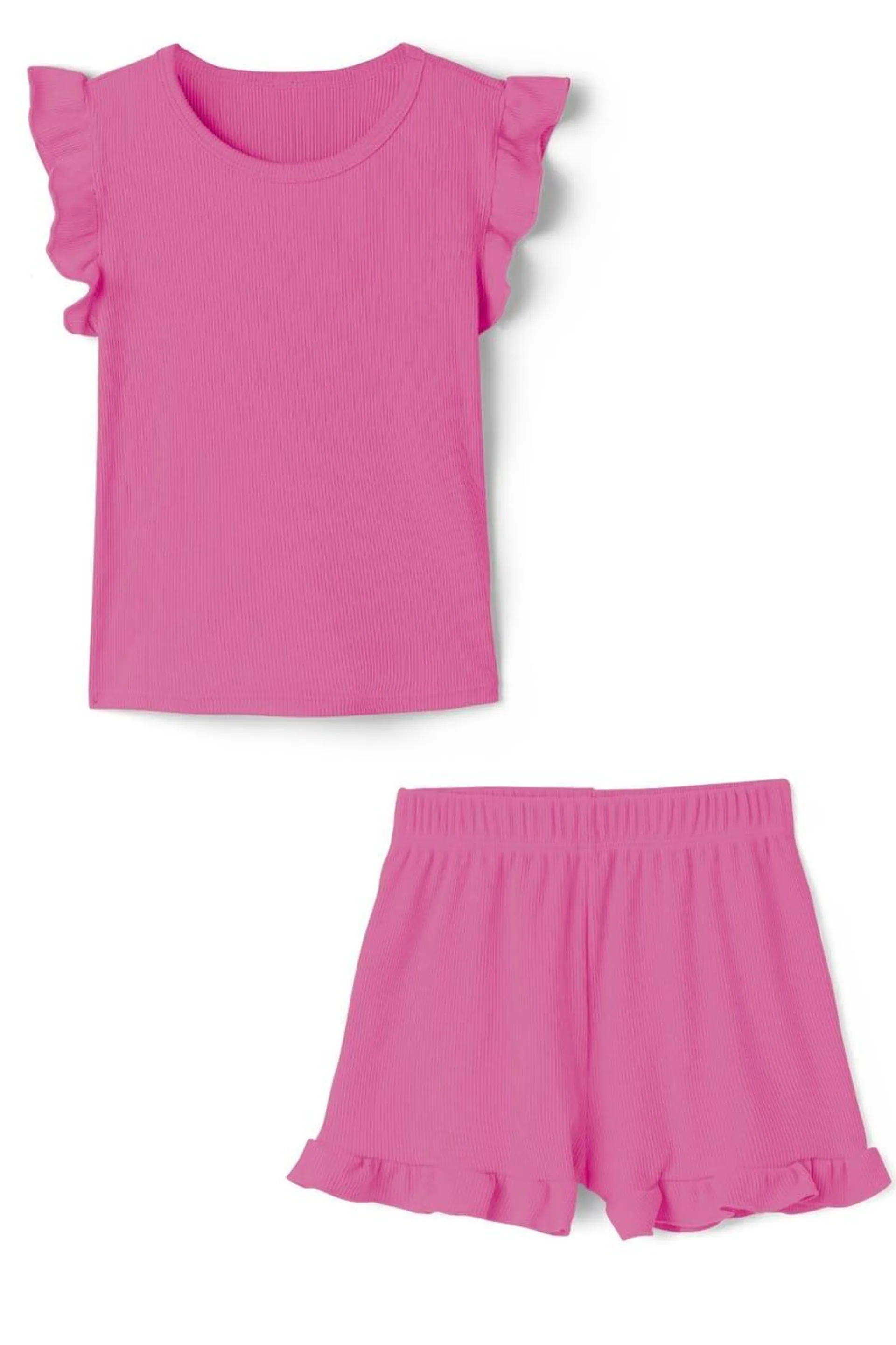 CONJUNTO X 2 CAMISETA - SHORT Rosado