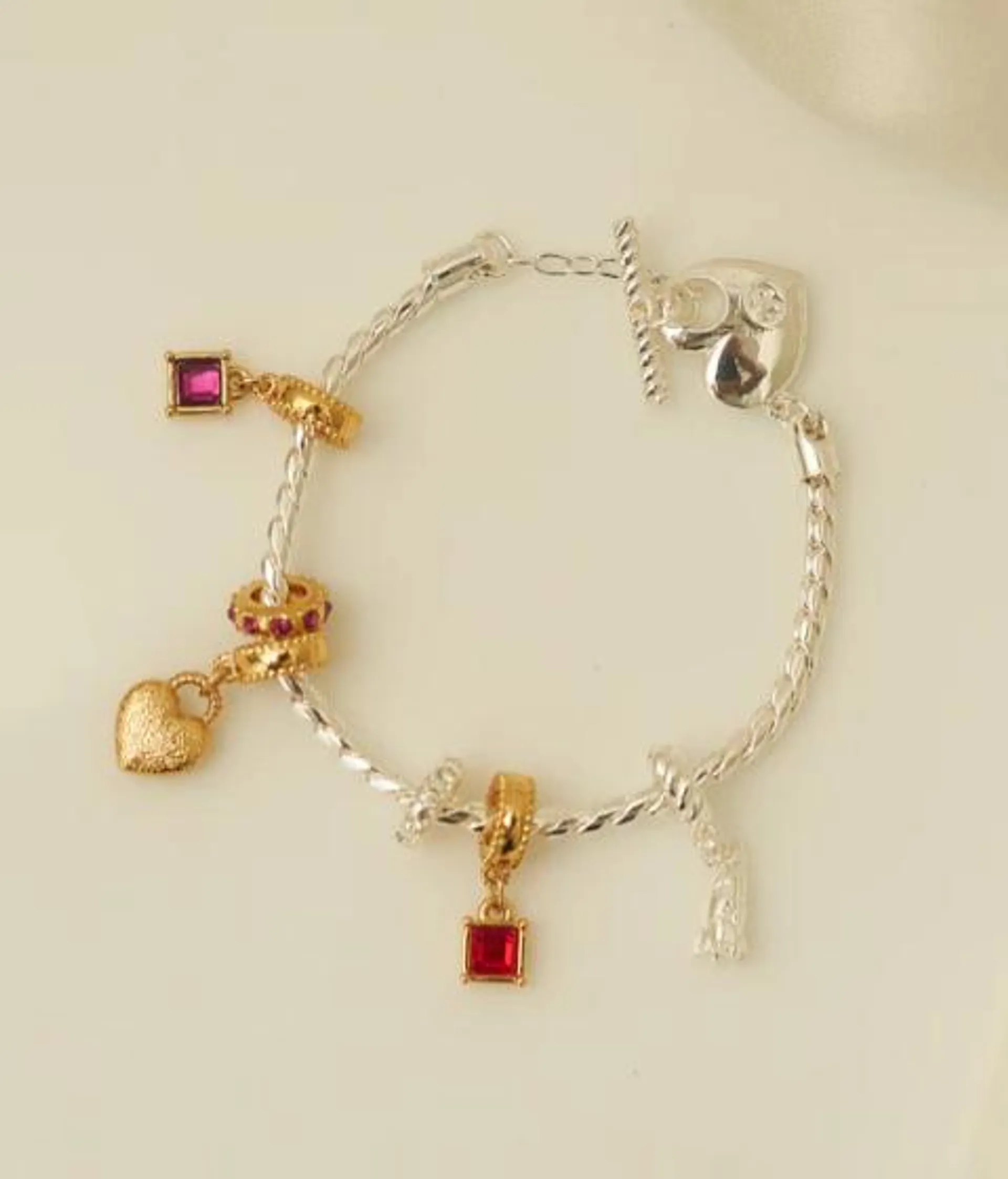 Pulsera de Charms Wow Love