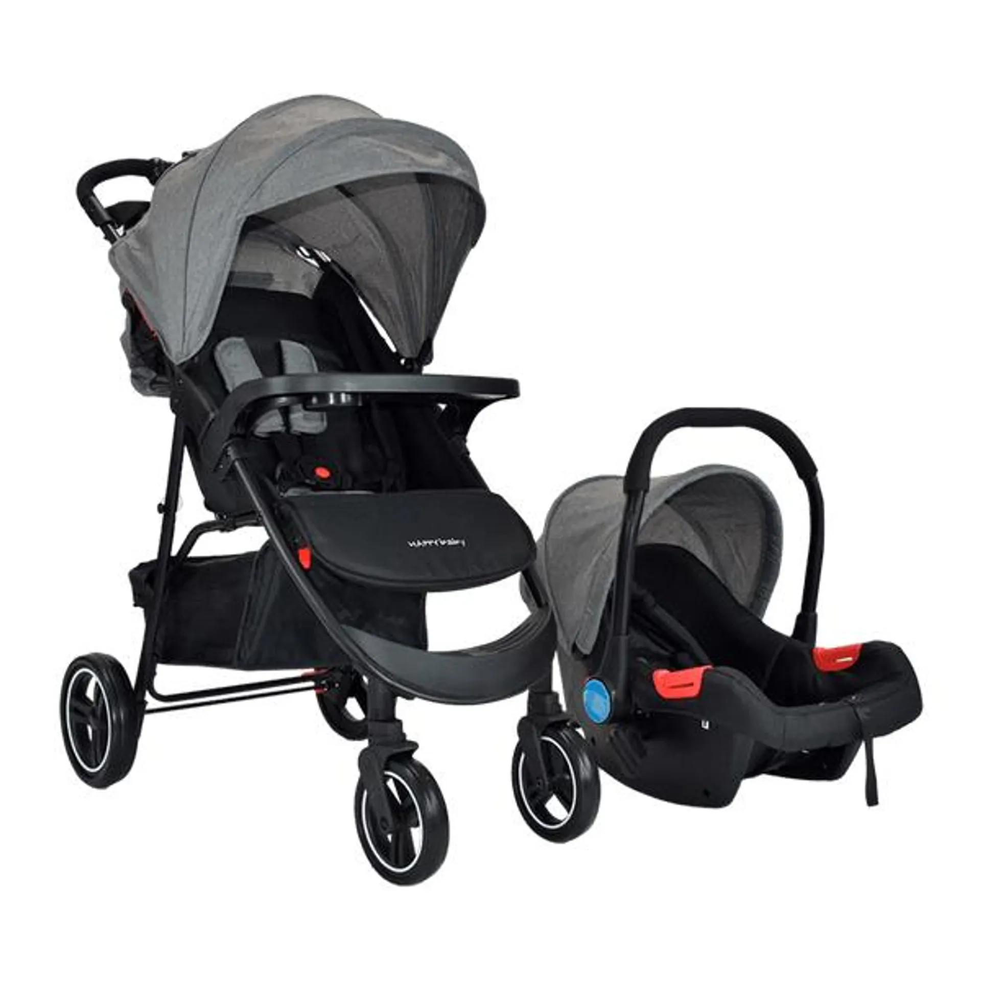 Coche Travel You TS Gris - Happy Baby