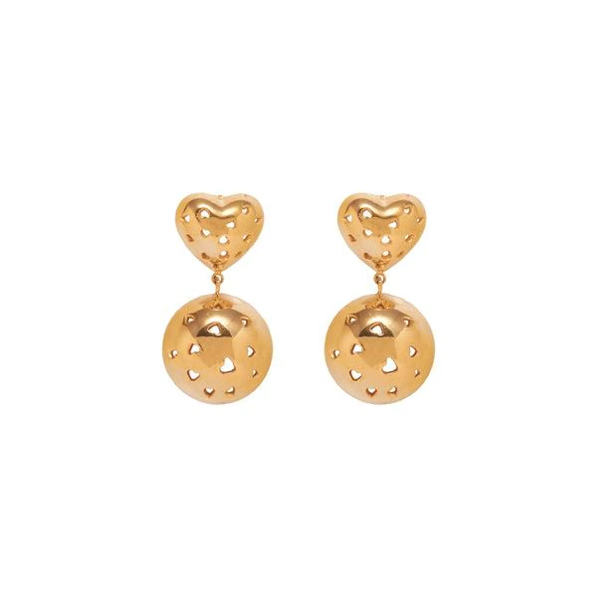 Aretes Bolas y Corazones