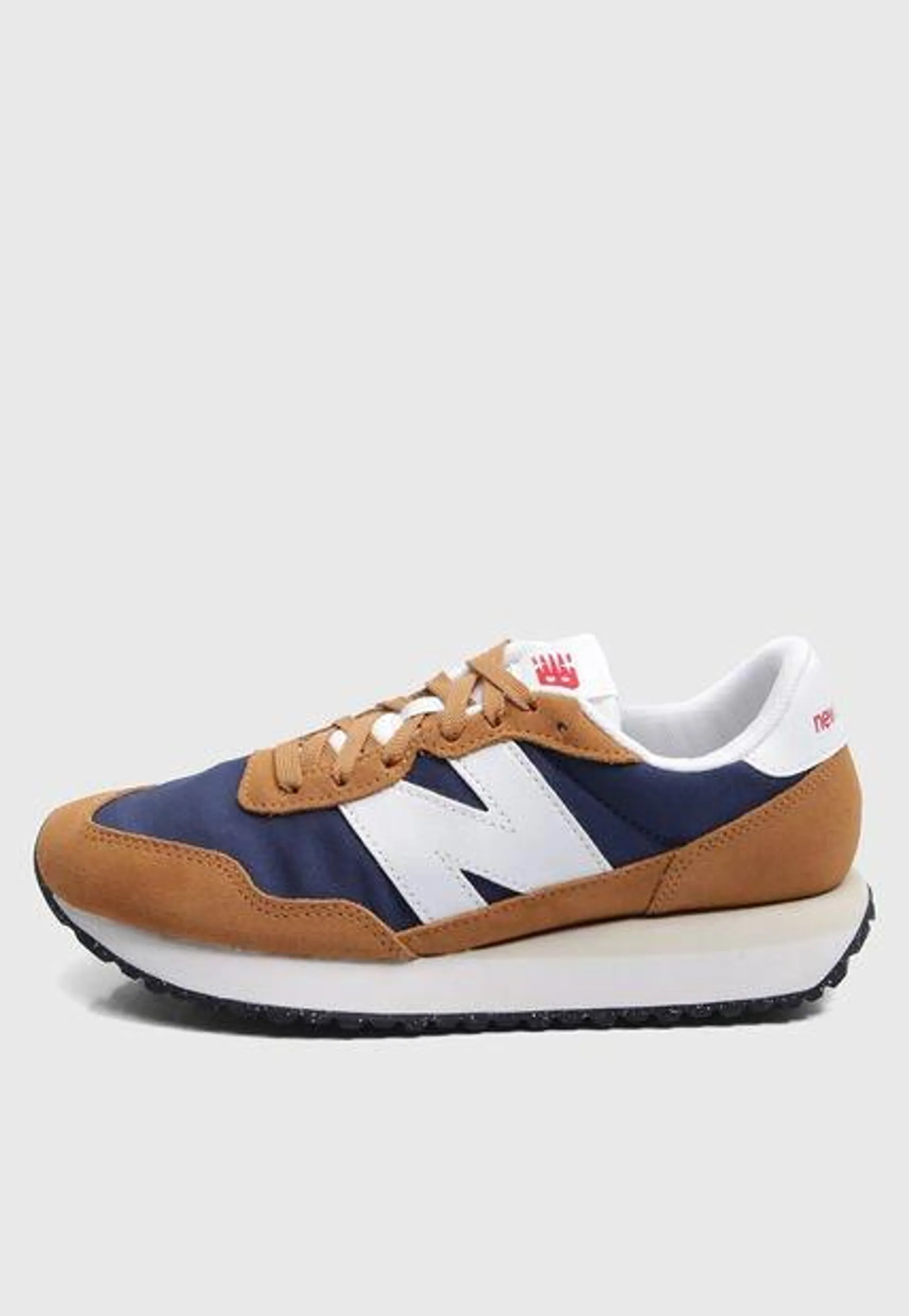 Tenis Lifestyle Ocre-Azul Navy-Blanco New Balance 237