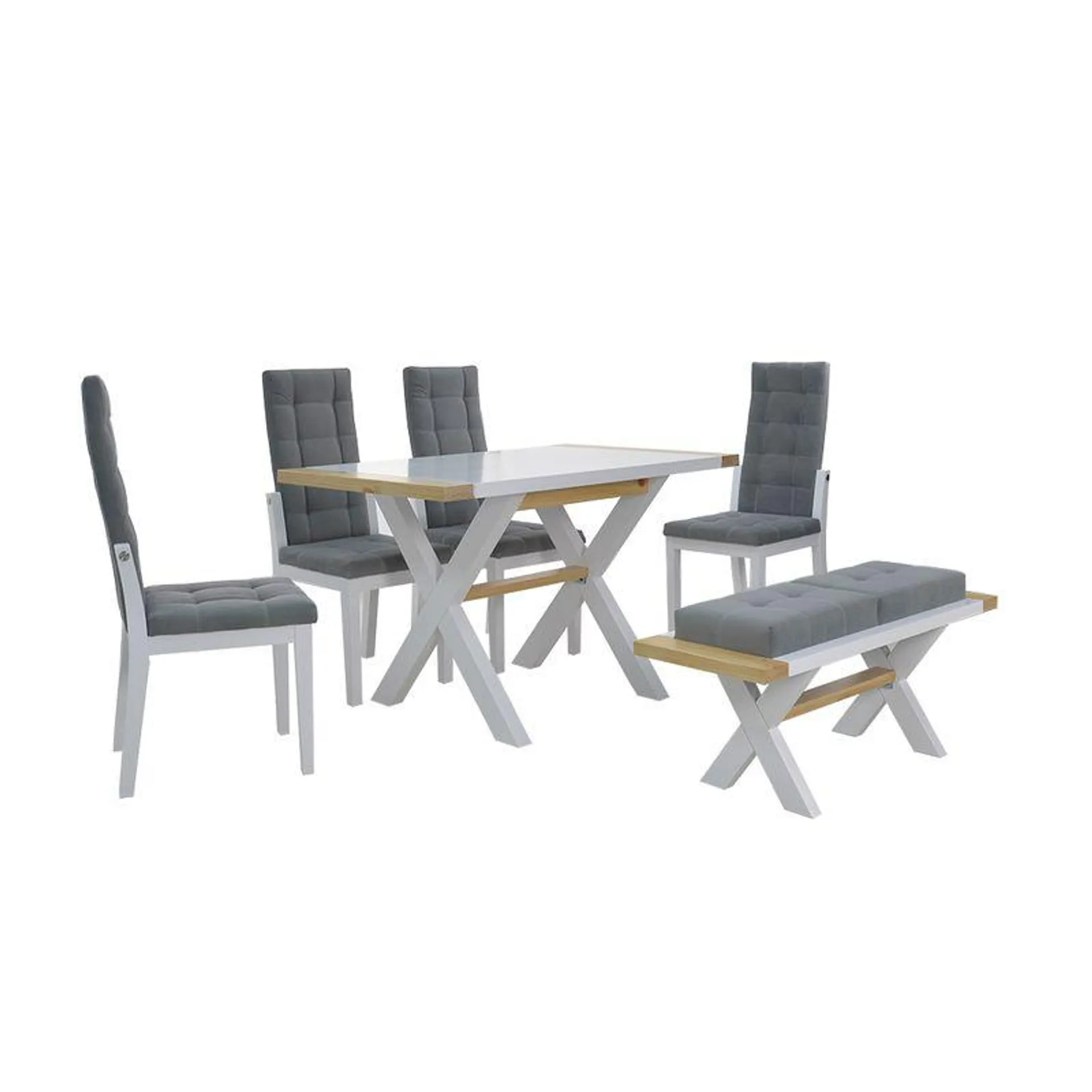 COMEDOR IBG AMATISTA + BANCA GRIS