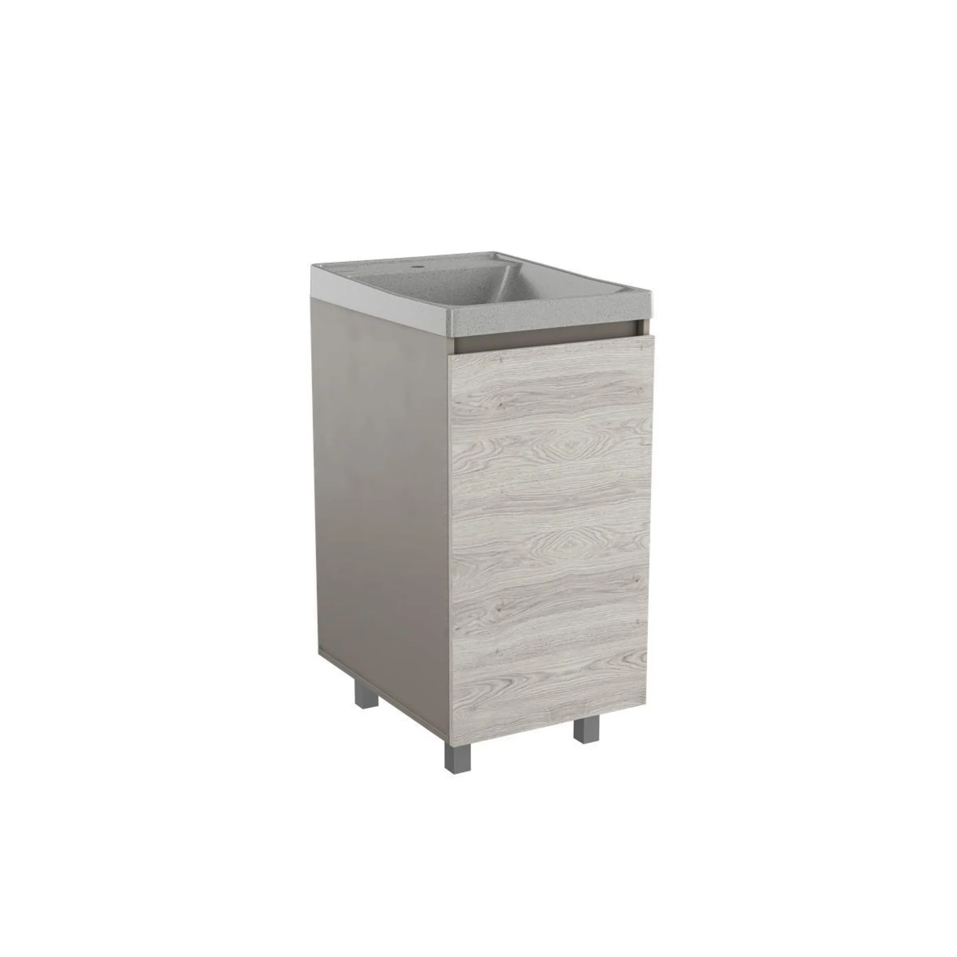 Lavadero Premium II Petite Gris Mueble Provenza