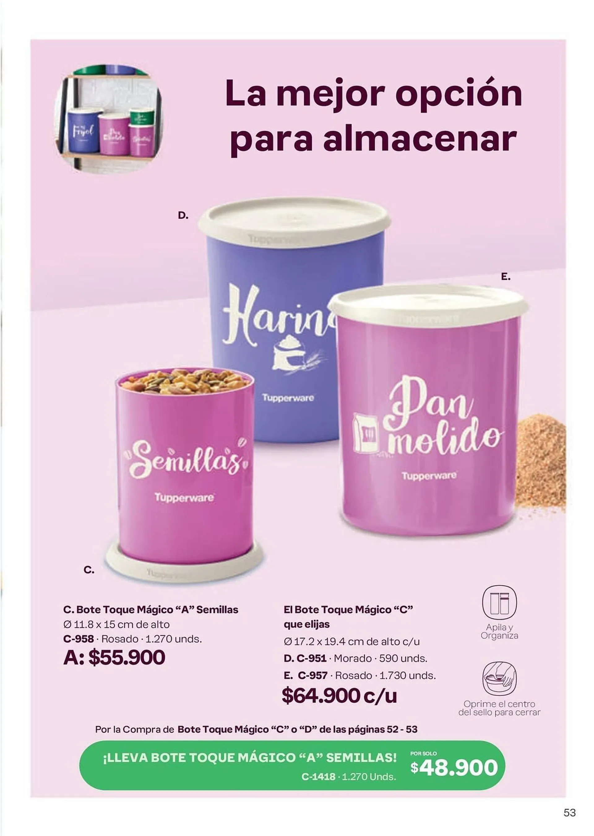 Catalogo de Catálogo Tupperware 6 de septiembre al 3 de octubre 2024 - Pag 53