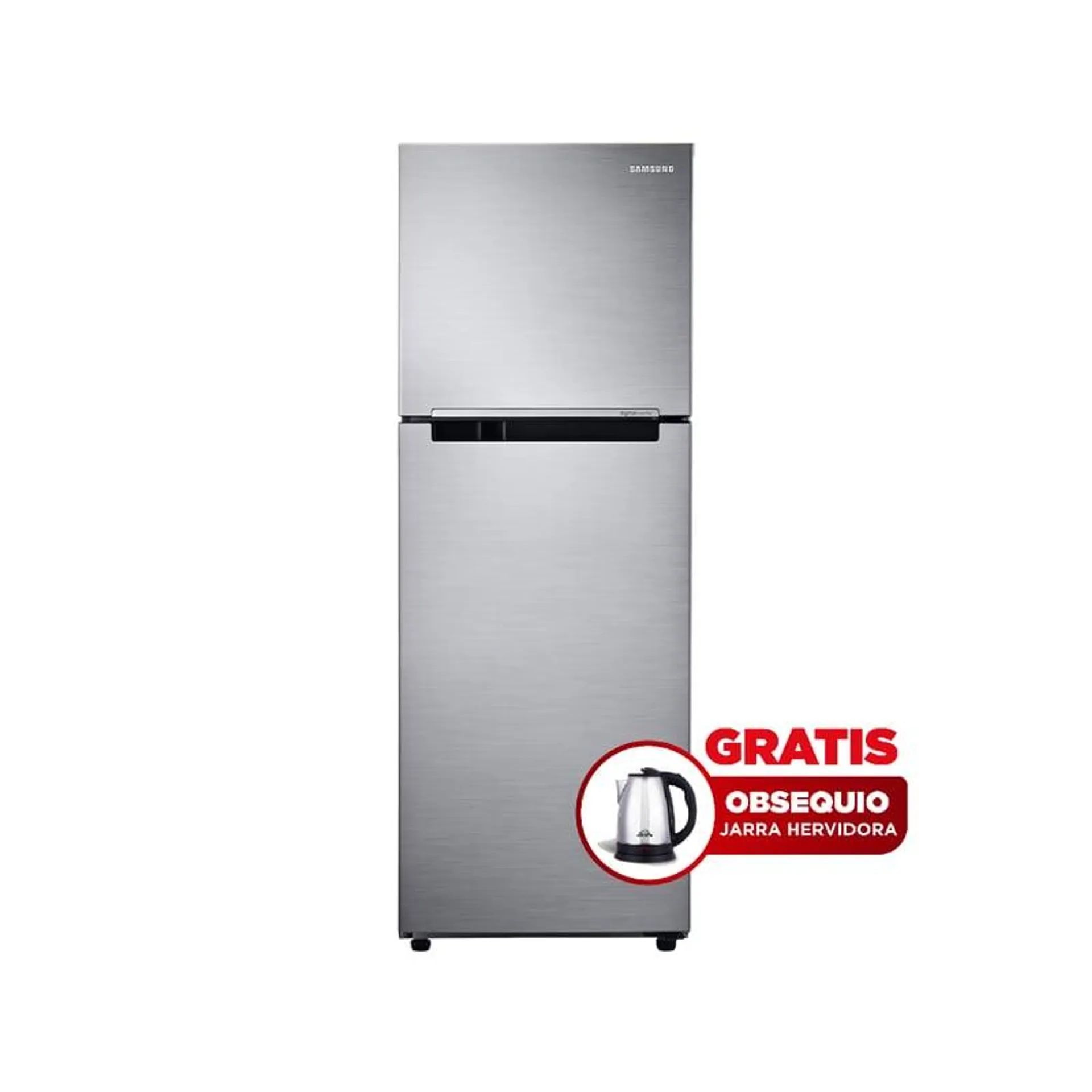 Nevera Samsung No Frost Congelador Superior 236 litros GrisRT22FARADS8/CO