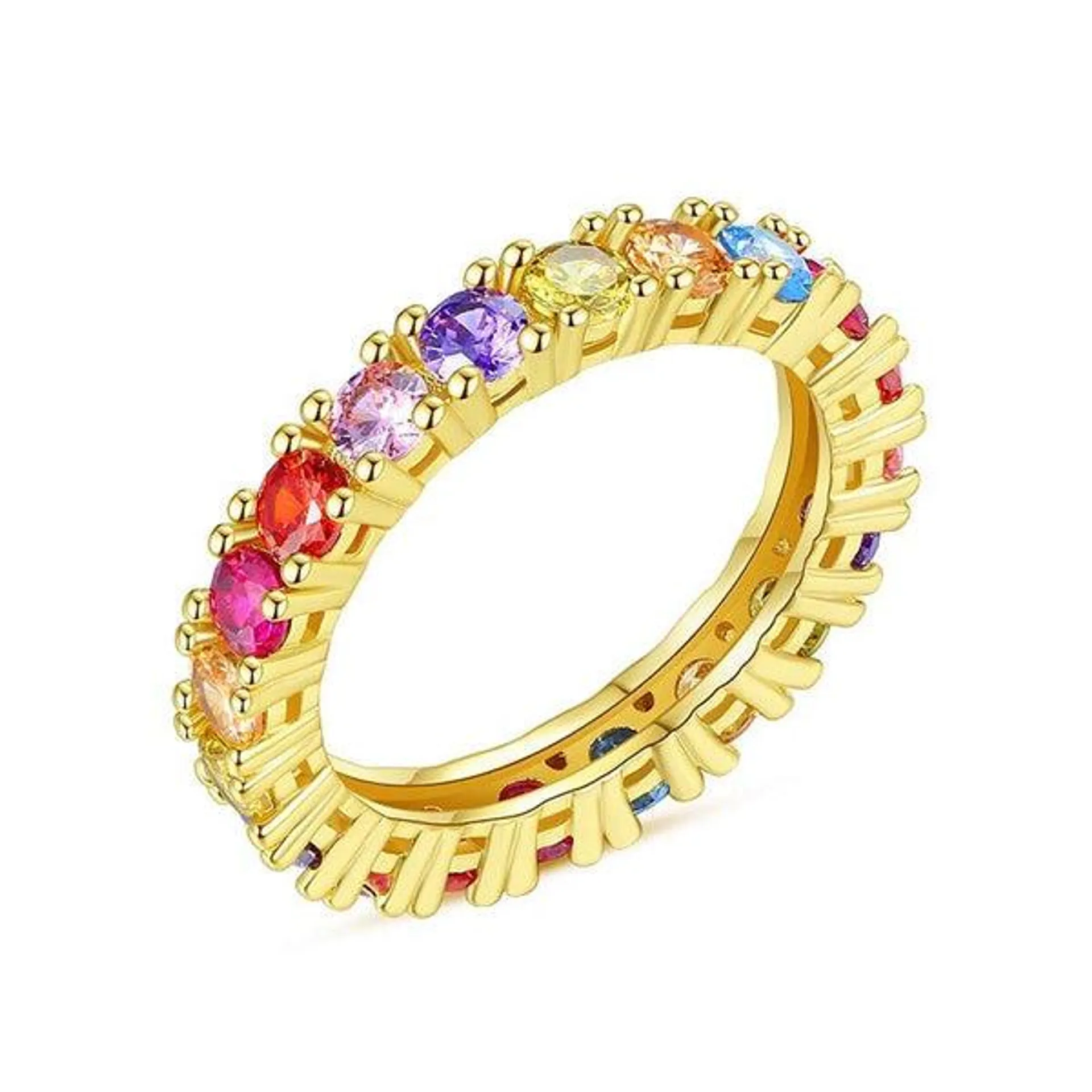 Anillo Multicolor Eternity de Paulina