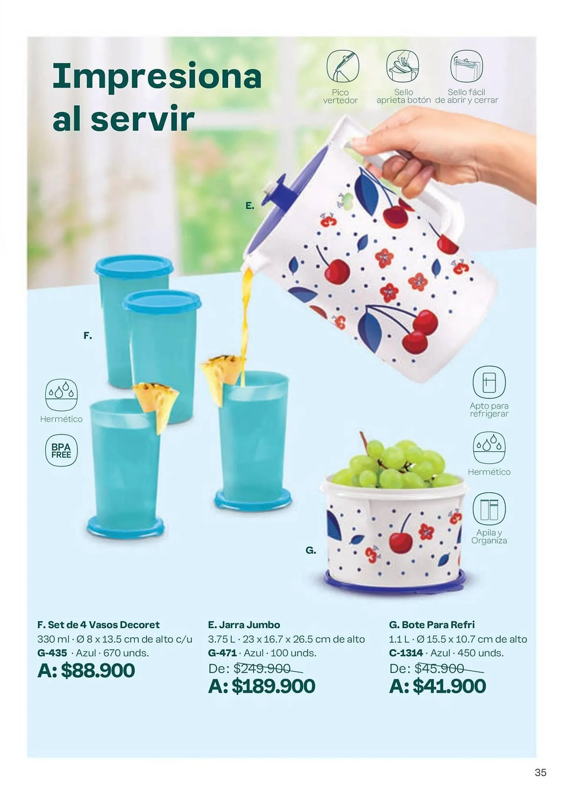 Catalogo de Catálogo Tupperware 6 de septiembre al 3 de octubre 2024 - Pag 35