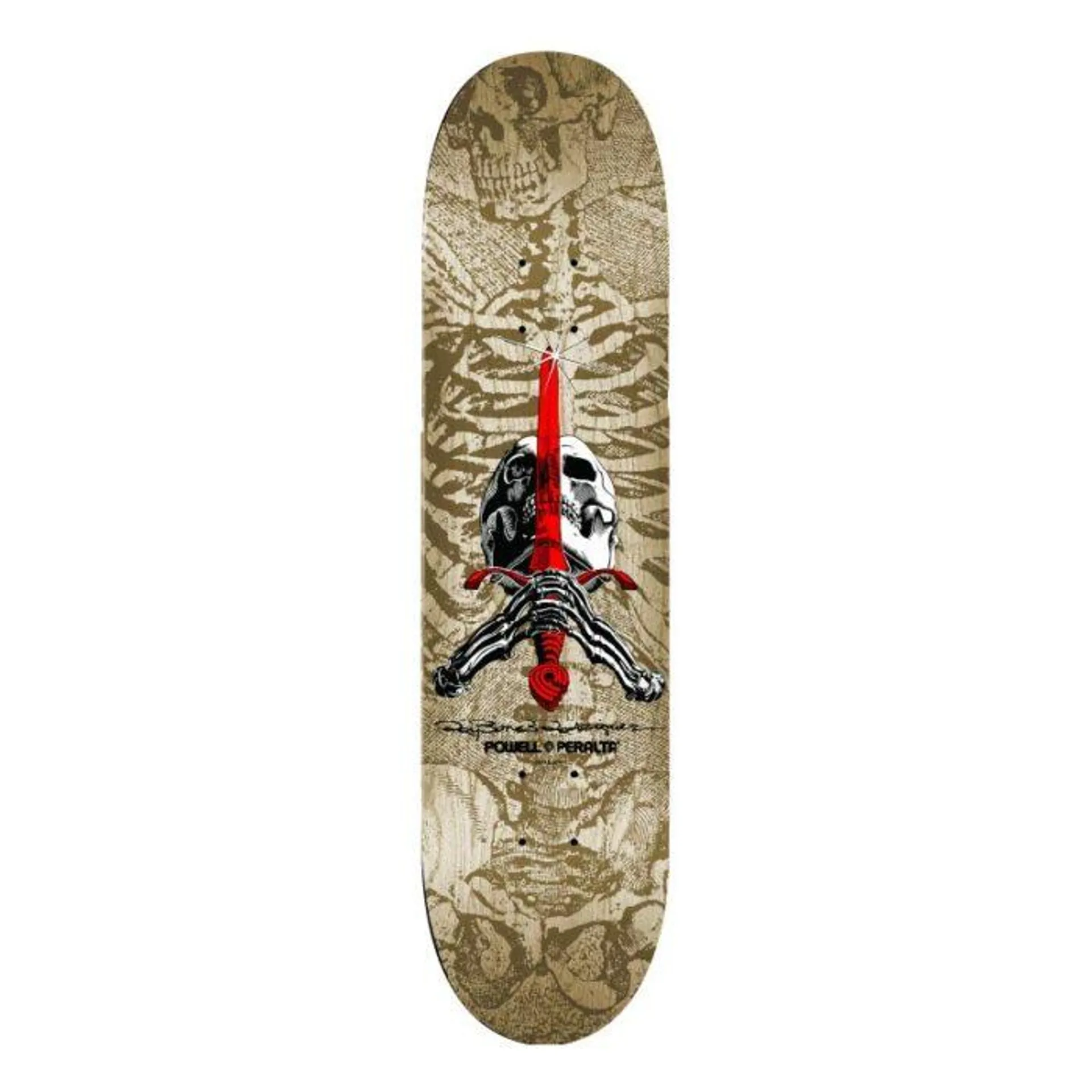 Tabla Powell Peralta Skull And Sword Natural 9