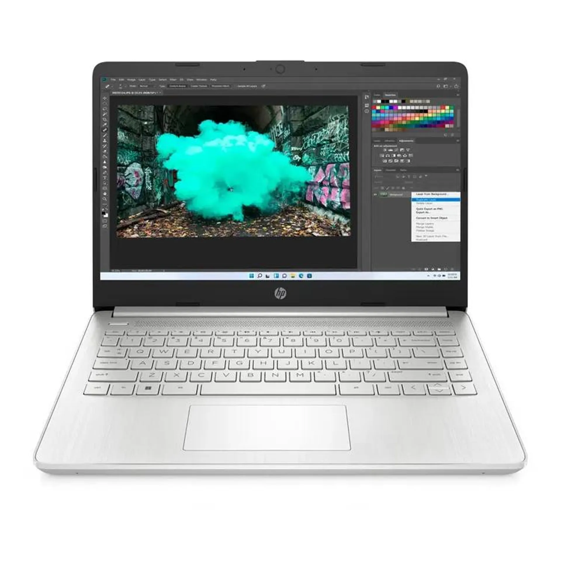 Computador Portátil HP 14" Pulgadas Dq5015la INTEL Core i5 - RAM 8GB - Disco SSD 512GB - Plata