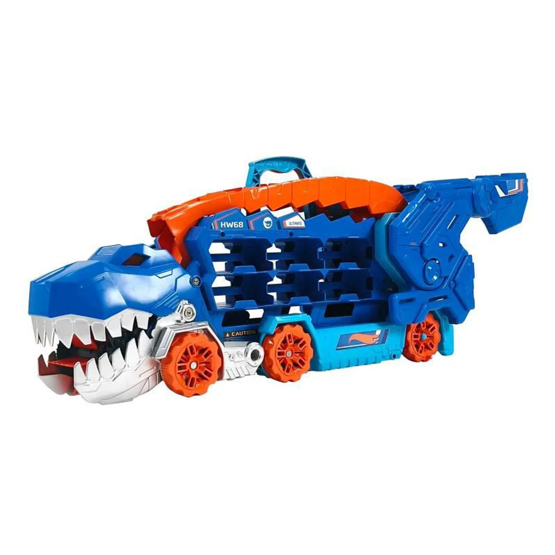 Súper Remolque T-Rex Hot wheels, para niños a partir de los 4 años