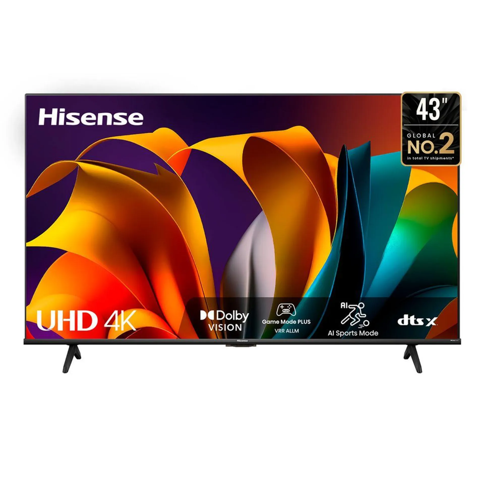 Televisor Hisense 43 pulgadas UHD 4K Smart TV 43A6N